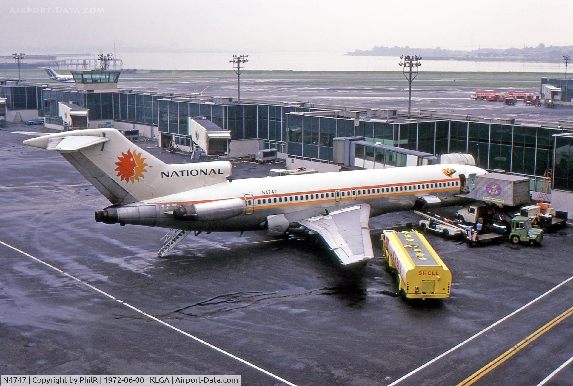 N4747, 1968 Boeing 727-235 C/N 19467, National Airlines 1968 B727-200 N4747 LGA