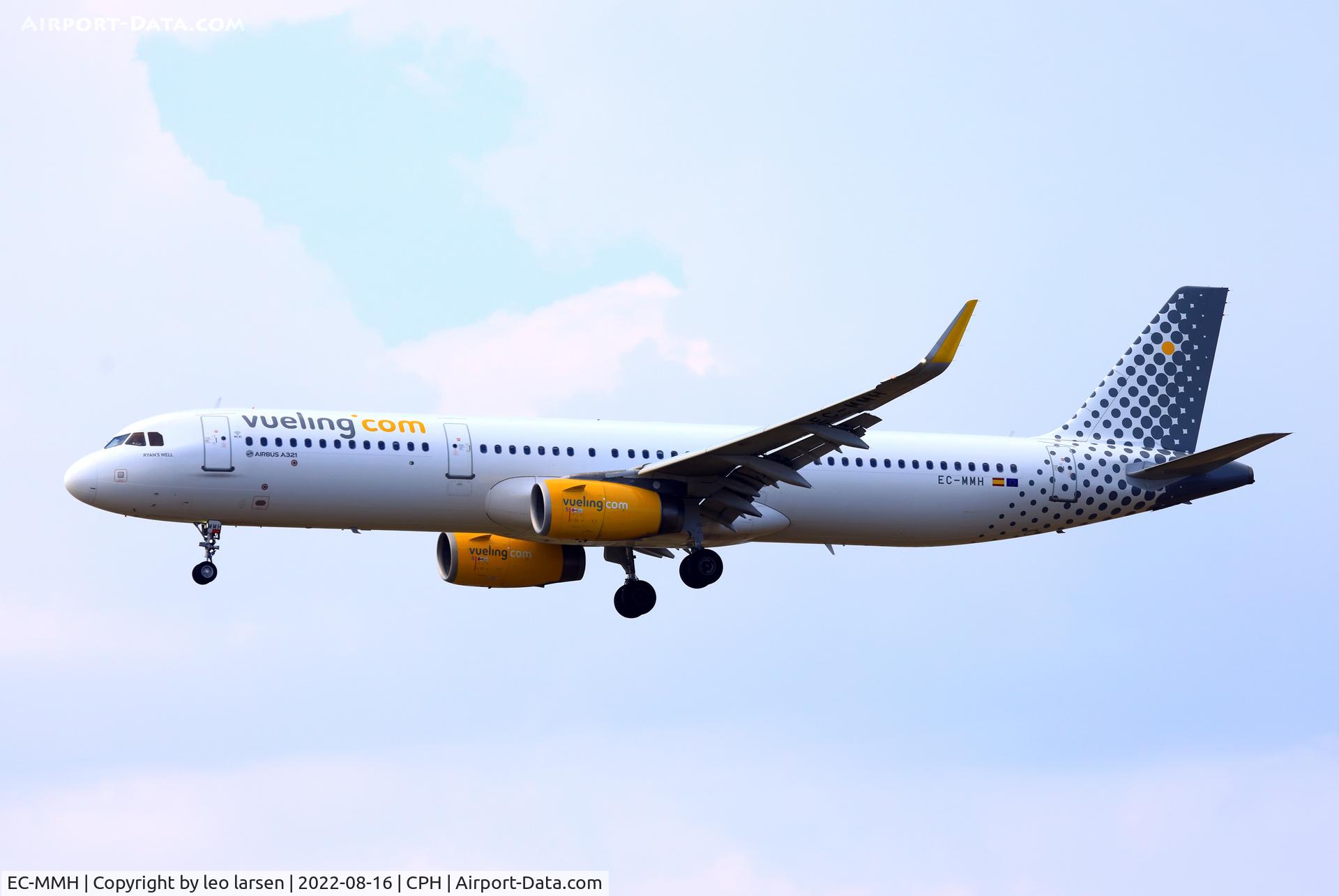 EC-MMH, 2016 Airbus A321-231 C/N 7152, Copenhagen 16.8.2022