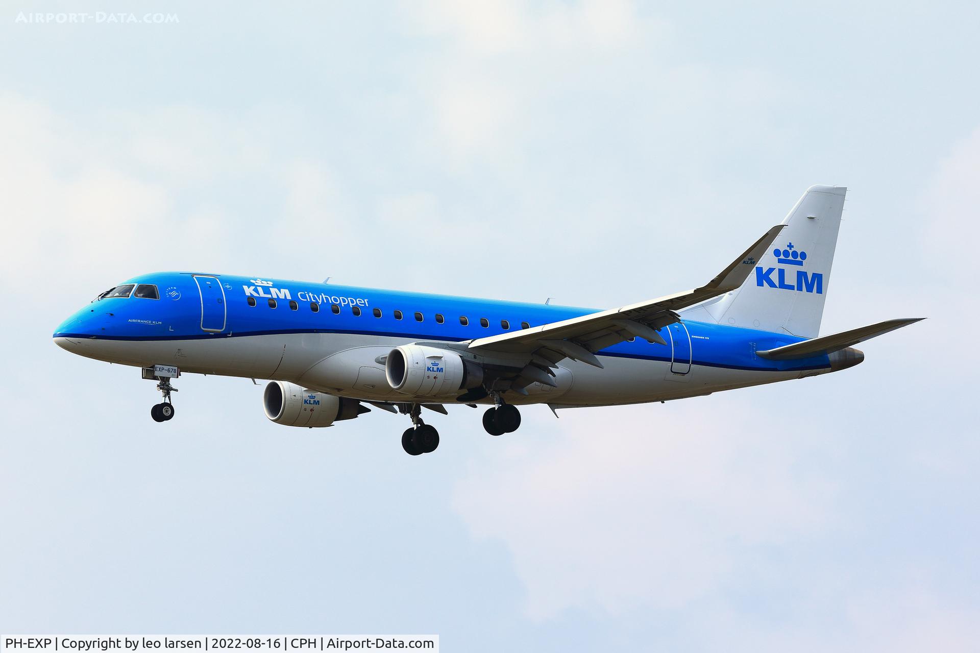 PH-EXP, 2017 Embraer 175LR (ERJ-170-200LR) C/N 17000678, Copenhagen 16.8.2022