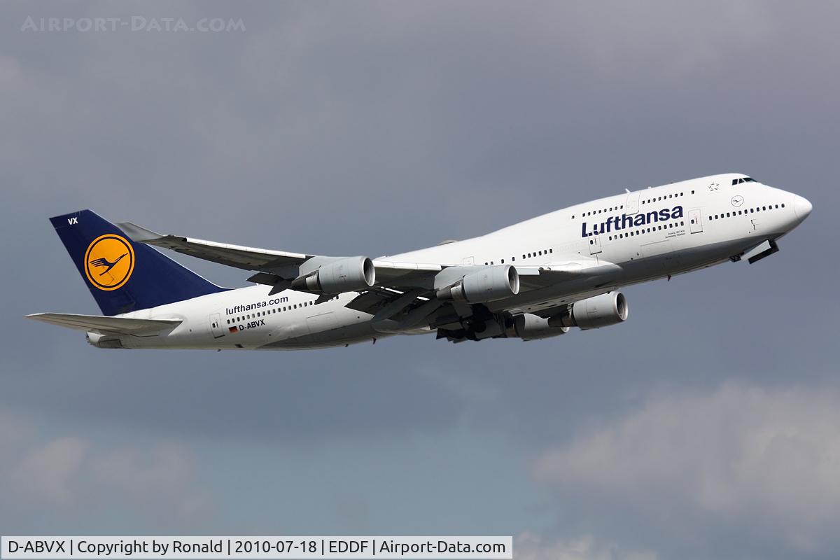 D-ABVX, 1999 Boeing 747-430 C/N 29868, at fra