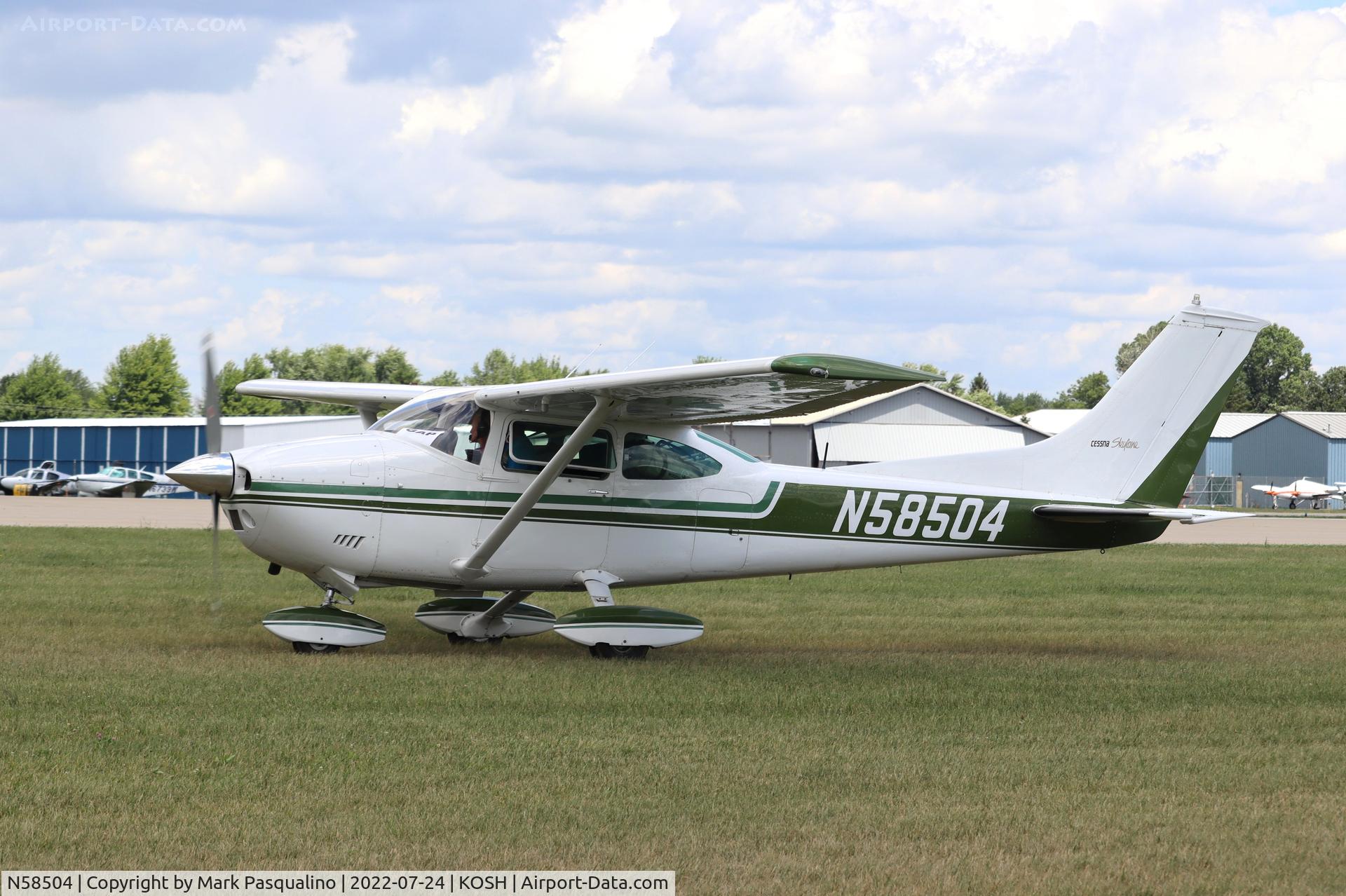 N58504, 1973 Cessna 182P Skylane C/N 18262107, Cessna 182P
