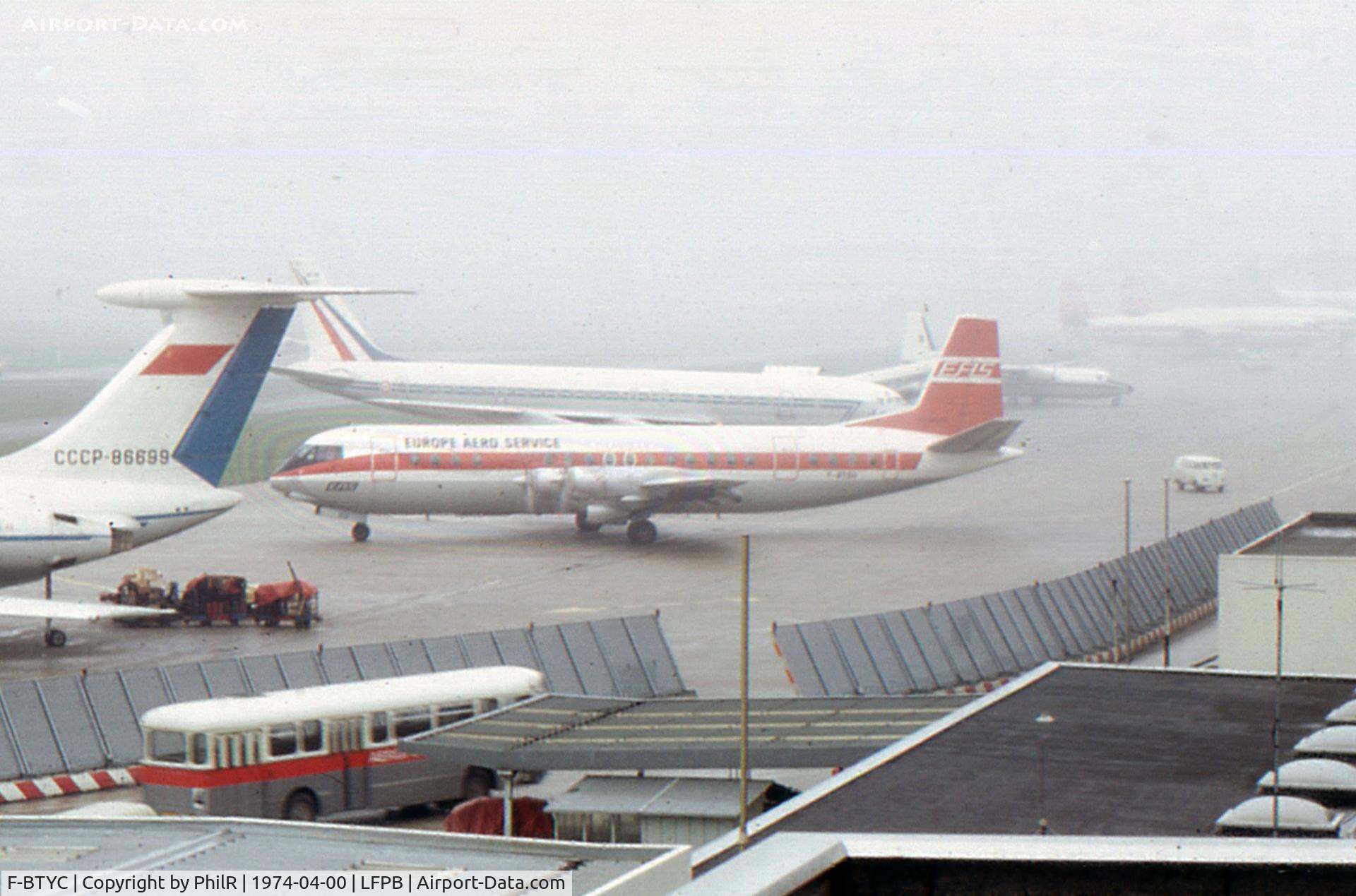 F-BTYC, 1961 Vickers Vanguard 952 C/N 743, F-BTYC 1961 EAS Vickers V952 Vanguard LBG