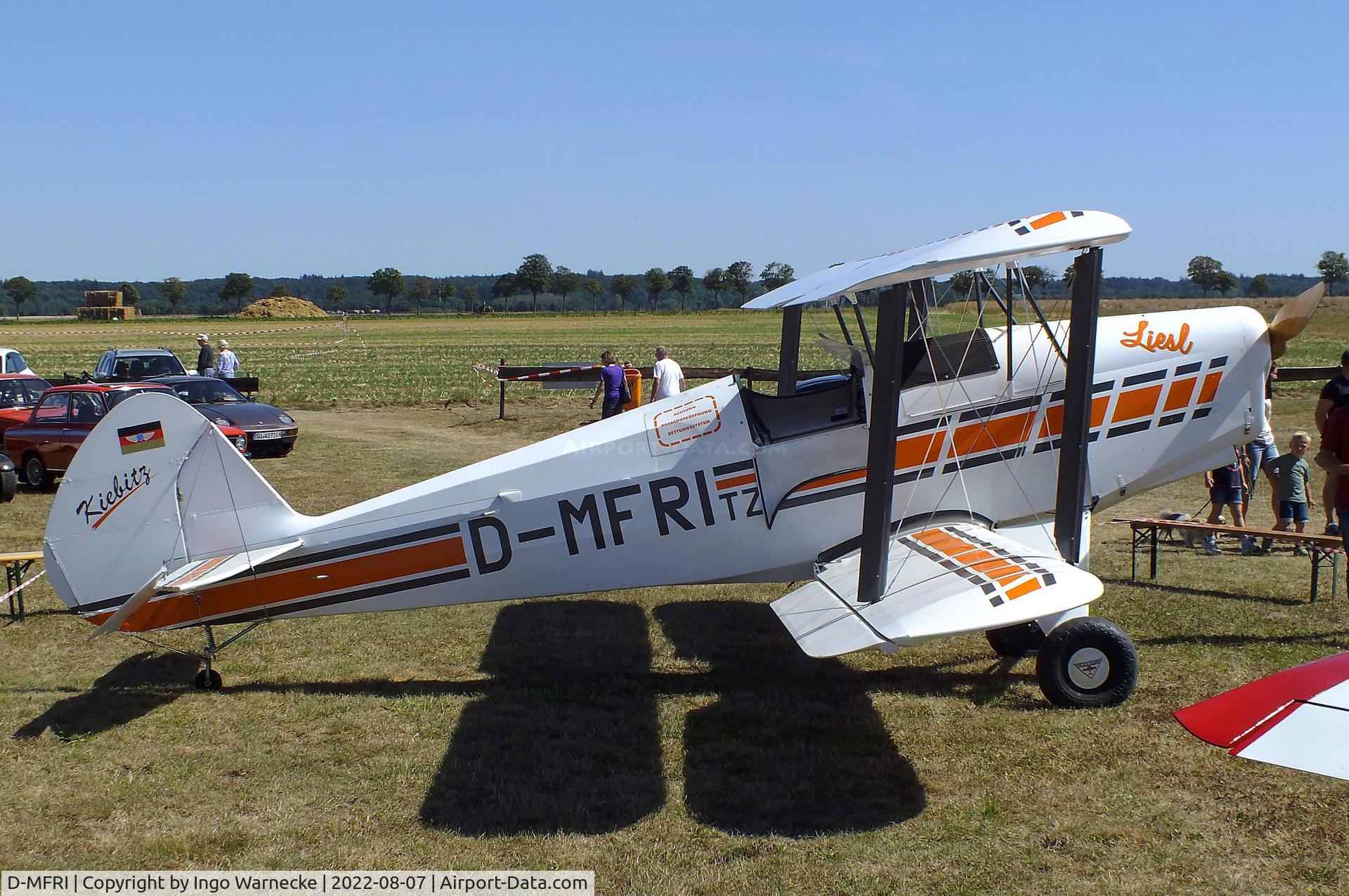 D-MFRI, 2008 Platzer Kiebitz B9 C/N 205, Platzer Kiebitz B9 at the 2022 Flugplatz-Wiesenfest airfield display at Weilerswist-Müggenhausen ultralight airfield