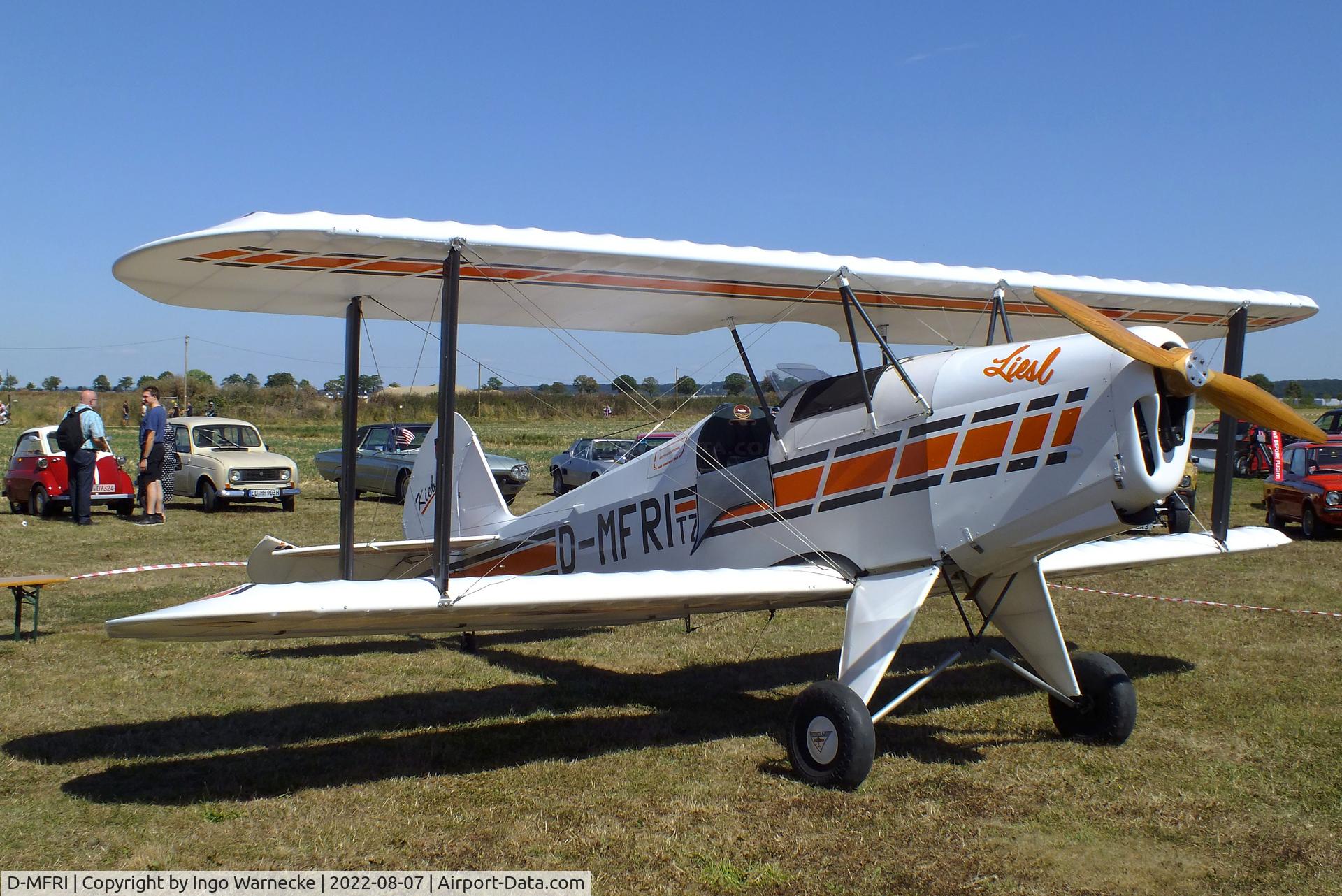 D-MFRI, 2008 Platzer Kiebitz B9 C/N 205, Platzer Kiebitz B9 at the 2022 Flugplatz-Wiesenfest airfield display at Weilerswist-Müggenhausen ultralight airfield