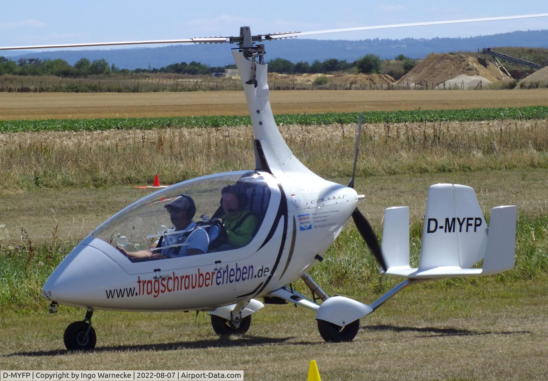 D-MYFP, AutoGyro Calidus C/N not foung D-Myfp, AutoGyro Calidus at the 2022 Flugplatz-Wiesenfest airfield display at Weilerswist-Müggenhausen ultralight airfield