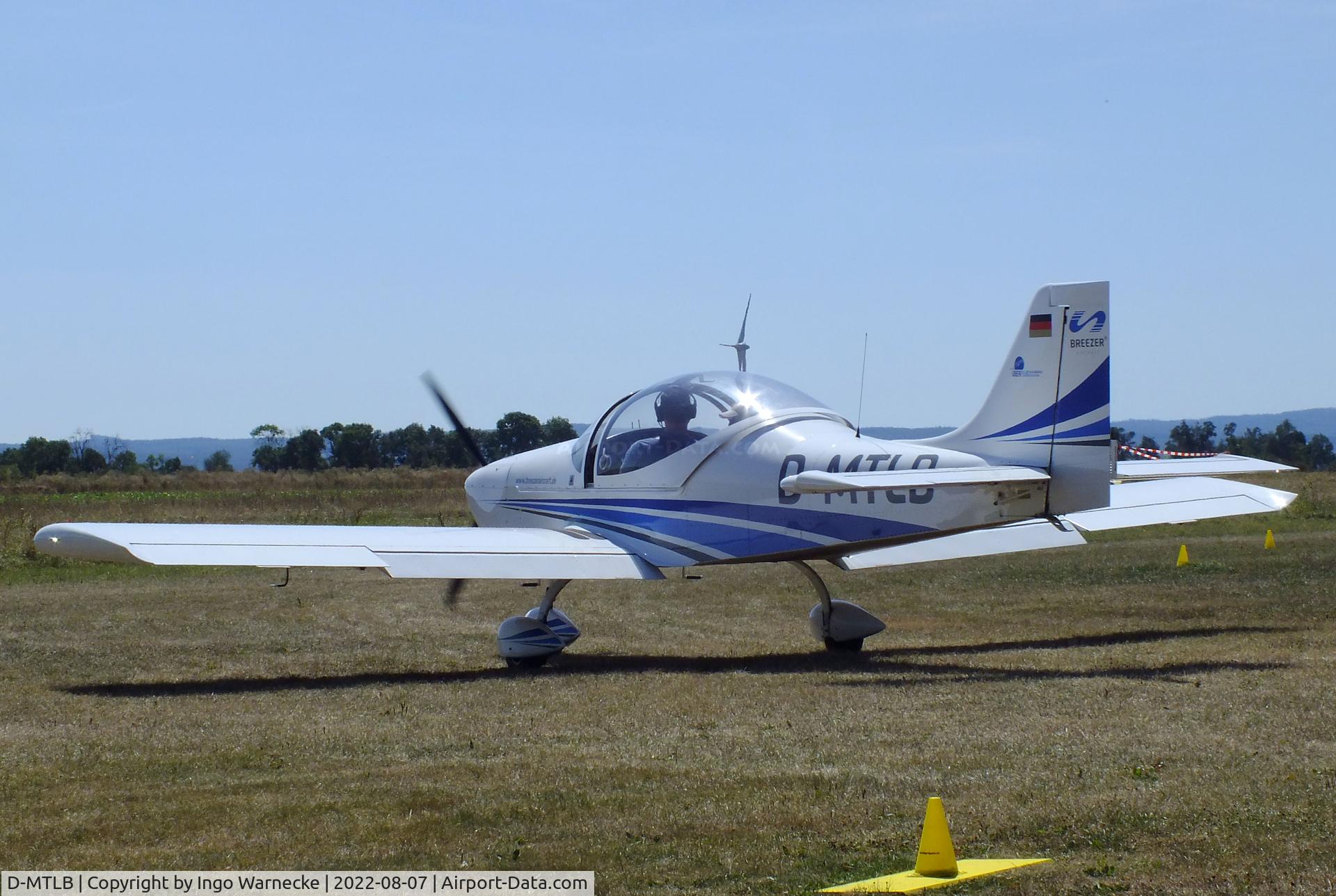 D-MTLB, Aerostyle Breezer B400 C/N Not found D-MTLB, Aerostyle Breezer B400 at the 2022 Flugplatz-Wiesenfest airfield display at Weilerswist-Müggenhausen ultralight airfield