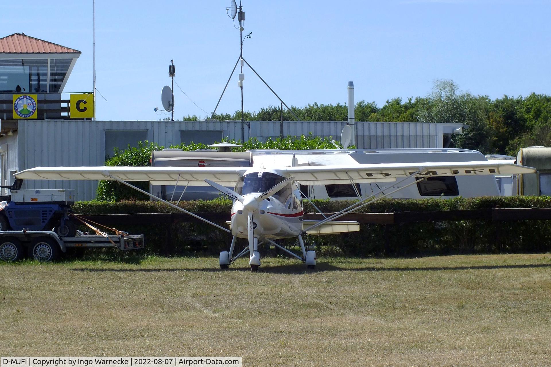 D-MJFI, Comco Ikarus C42 C/N not found_D_MJFI, Comco Ikarus C42 at the 2022 Flugplatz-Wiesenfest airfield display at Weilerswist-Müggenhausen ultralight airfield