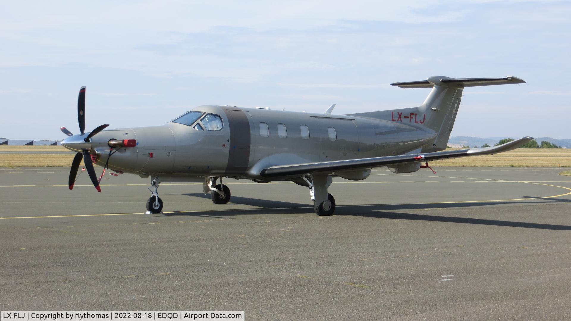 LX-FLJ, 2021 Pilatus PC-12/47E NGX C/N 2098, Jetfly Aviation LX-FLJ Bayreuth Airport