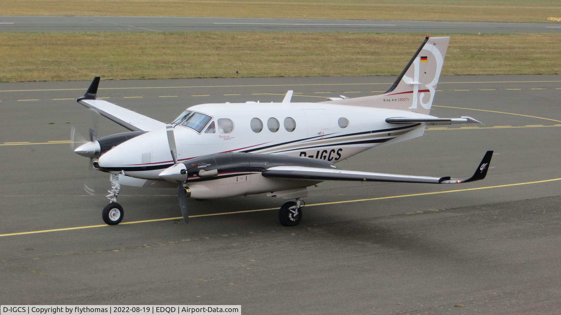 D-IGCS, Hawker Beechcraft C90GTx C/N LJ-2009, D-IGCS Bayreuth Airport