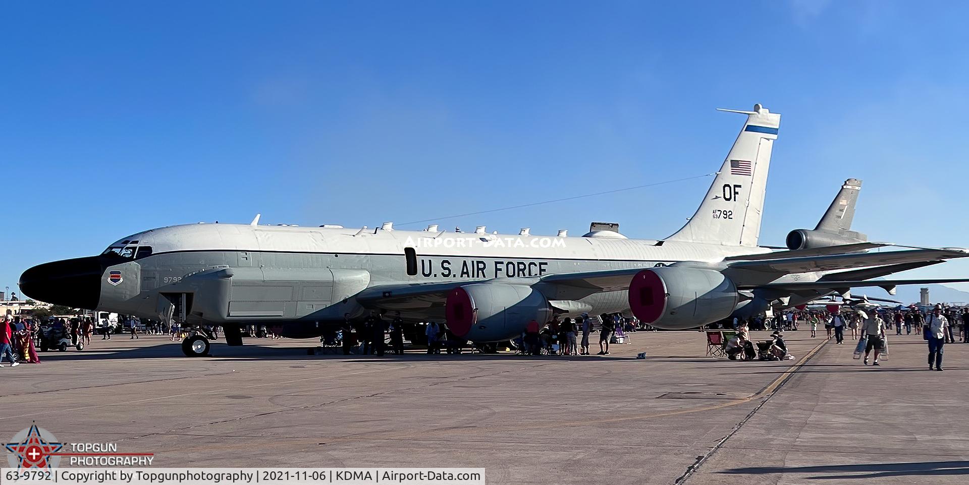 63-9792, 1963 Boeing RC-135V Rivet Joint C/N 18706, 38th RS	Offut, AFB