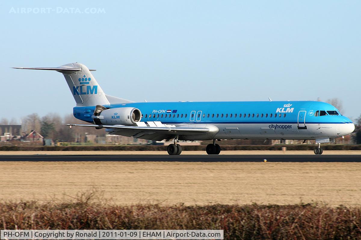 PH-OFM, 1993 Fokker 100 (F-28-0100) C/N 11475, at spl