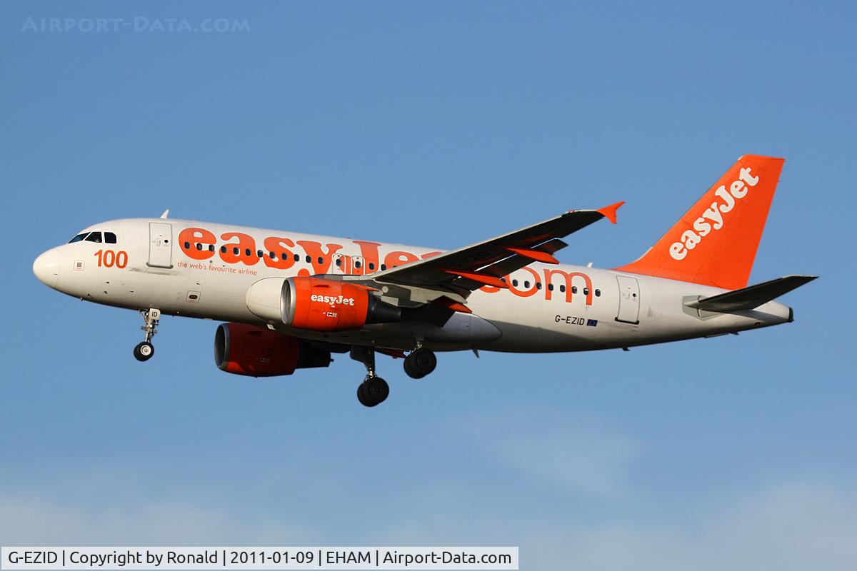 G-EZID, 2005 Airbus A319-111 C/N 2442, at spl