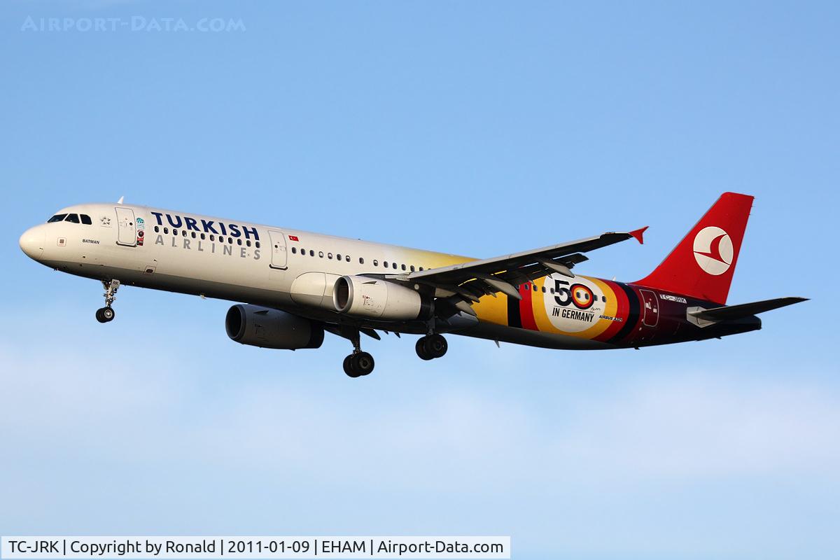 TC-JRK, 2008 Airbus A321-231 C/N 3525, at spl