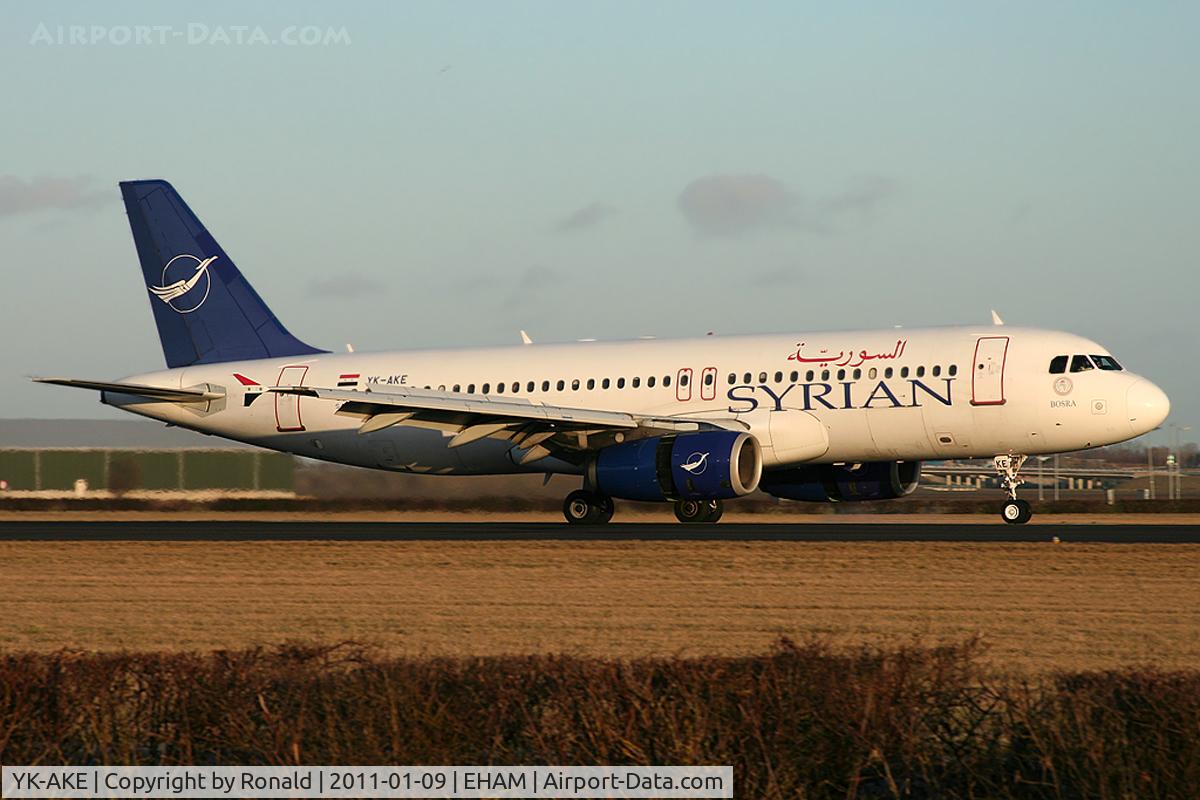 YK-AKE, 1999 Airbus A320-232 C/N 1085, at spl