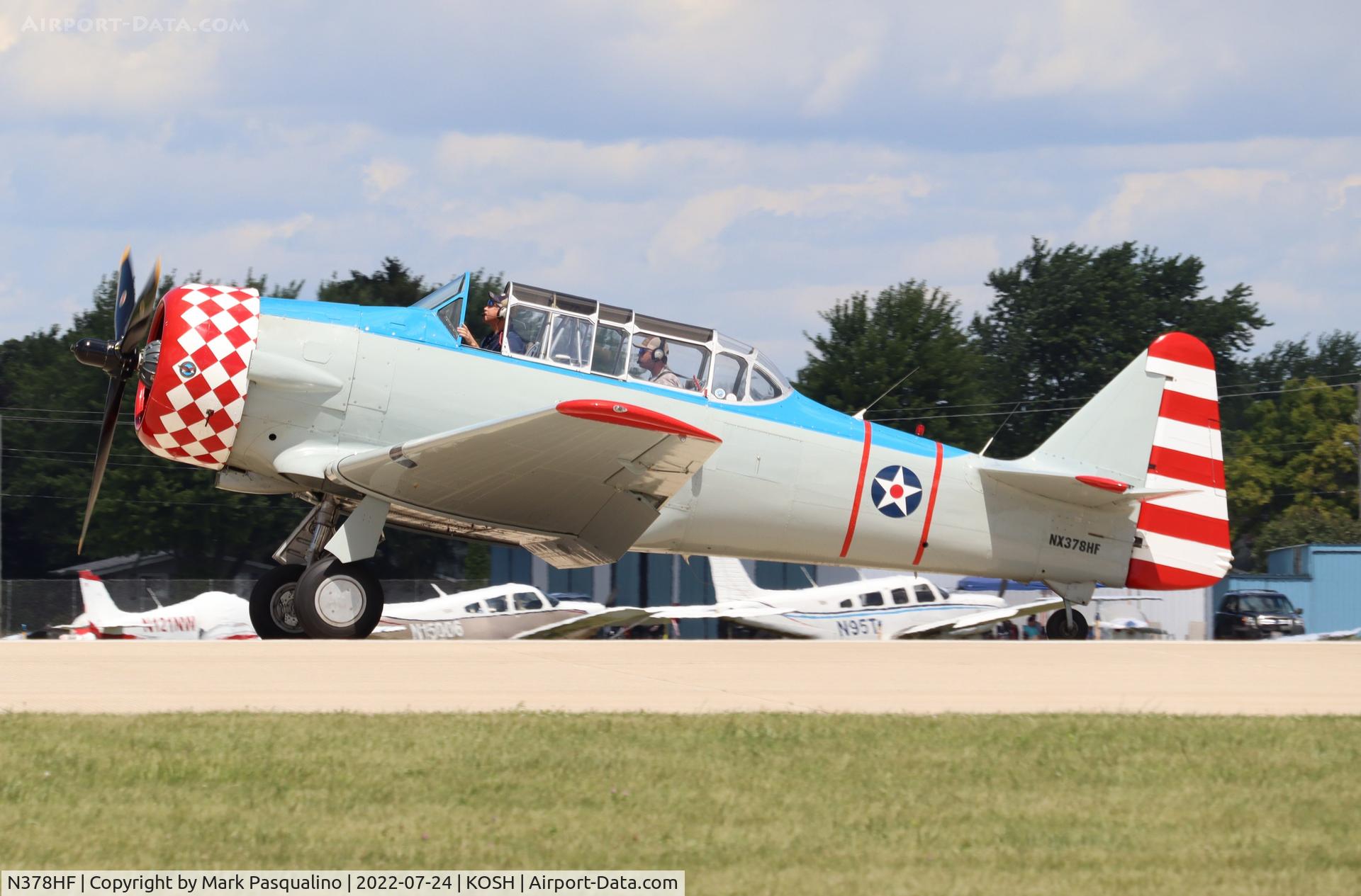 N378HF, 1952 North American Harvard 4 C/N 20378, North American Harvard MK IV