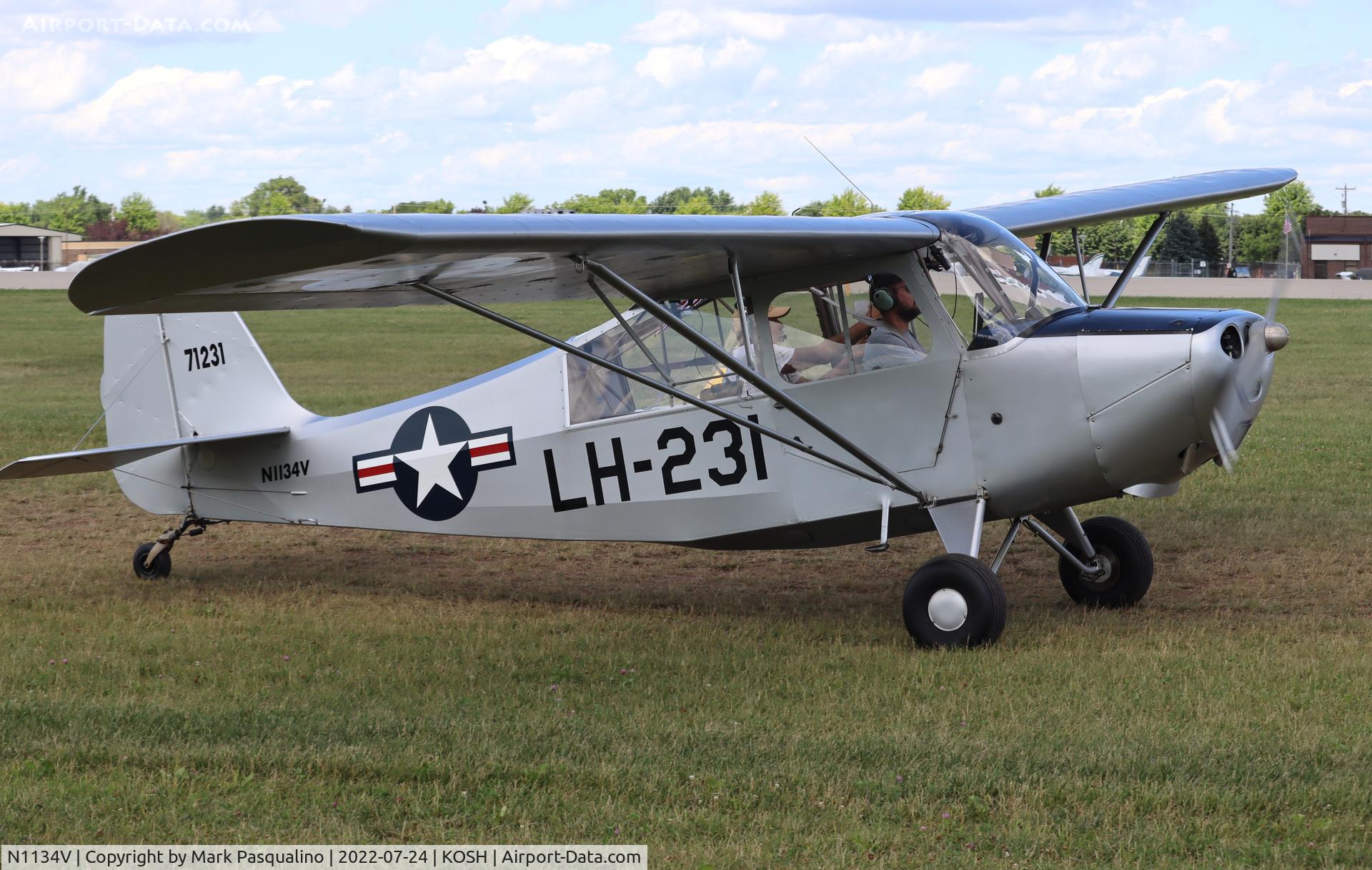 N1134V, 1946 Aeronca 7AC Champion C/N 7BCM-444, Aeronca L-16
