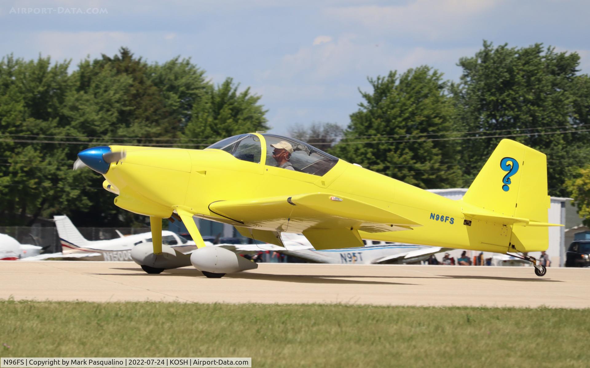 N96FS, 2008 Vans RV-6 C/N 21585, Vans RV-6