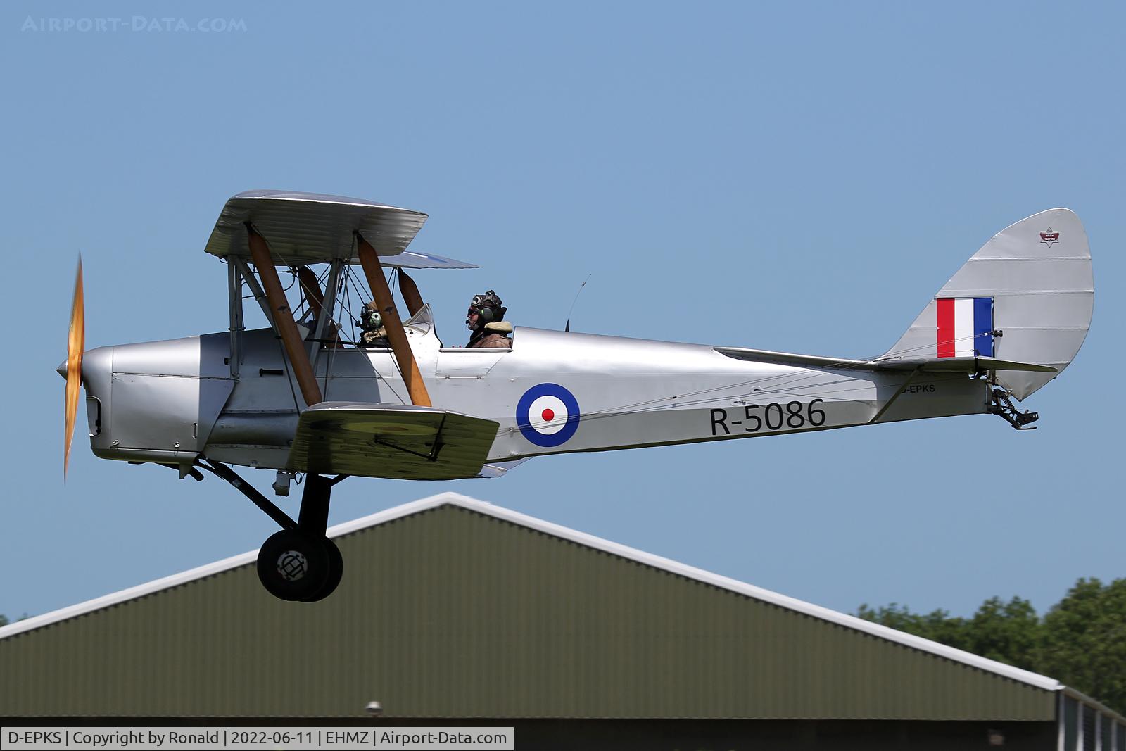 D-EPKS, 1939 De Havilland DH-82A Tiger Moth II C/N 82981, at ehmz