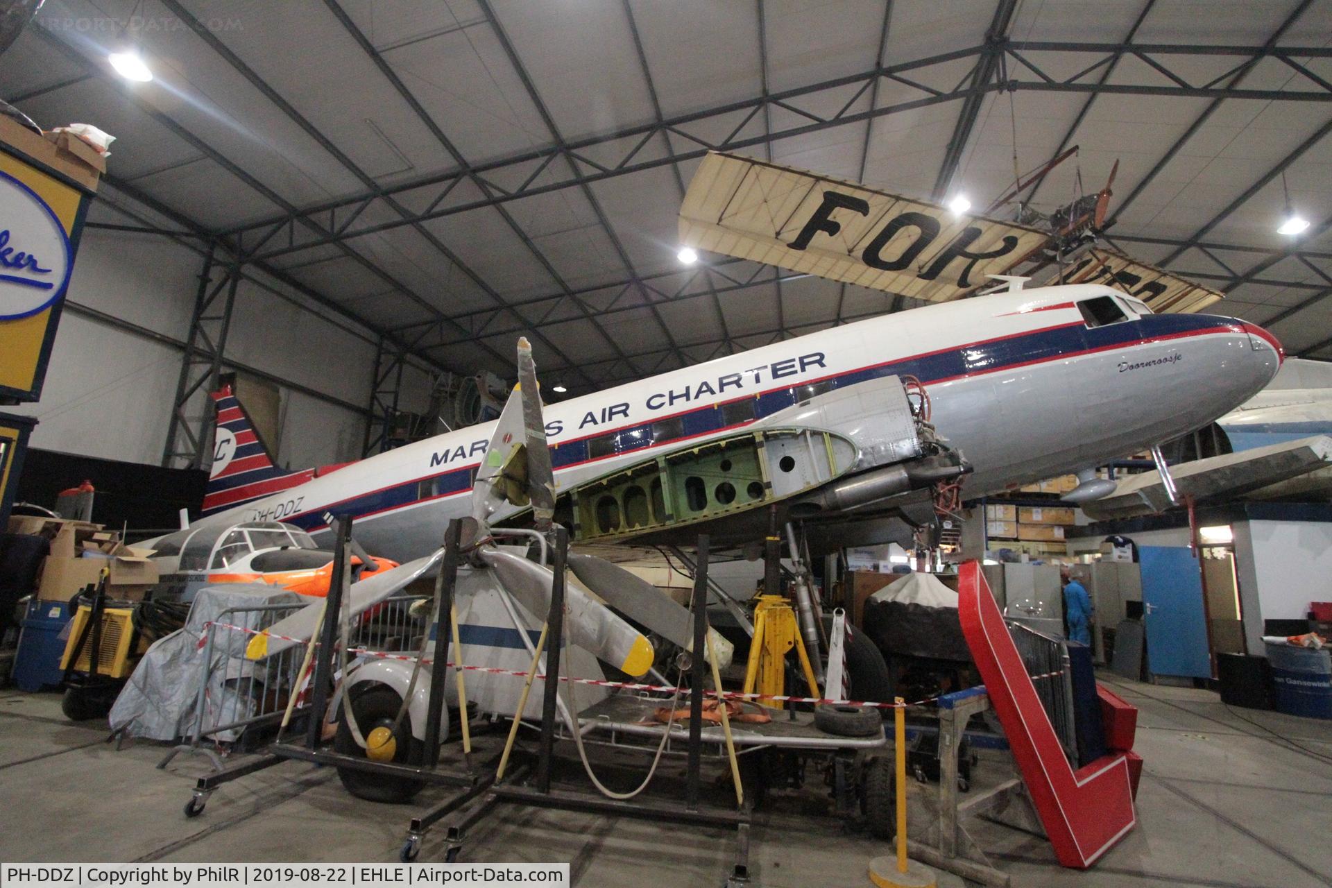 PH-DDZ, 1943 Douglas DC-3C-S1C3G (C-47A) C/N 19754, PH-DDZ 1943 Douglas DC-3 Martins Air Charter Aviodrome Lelystad