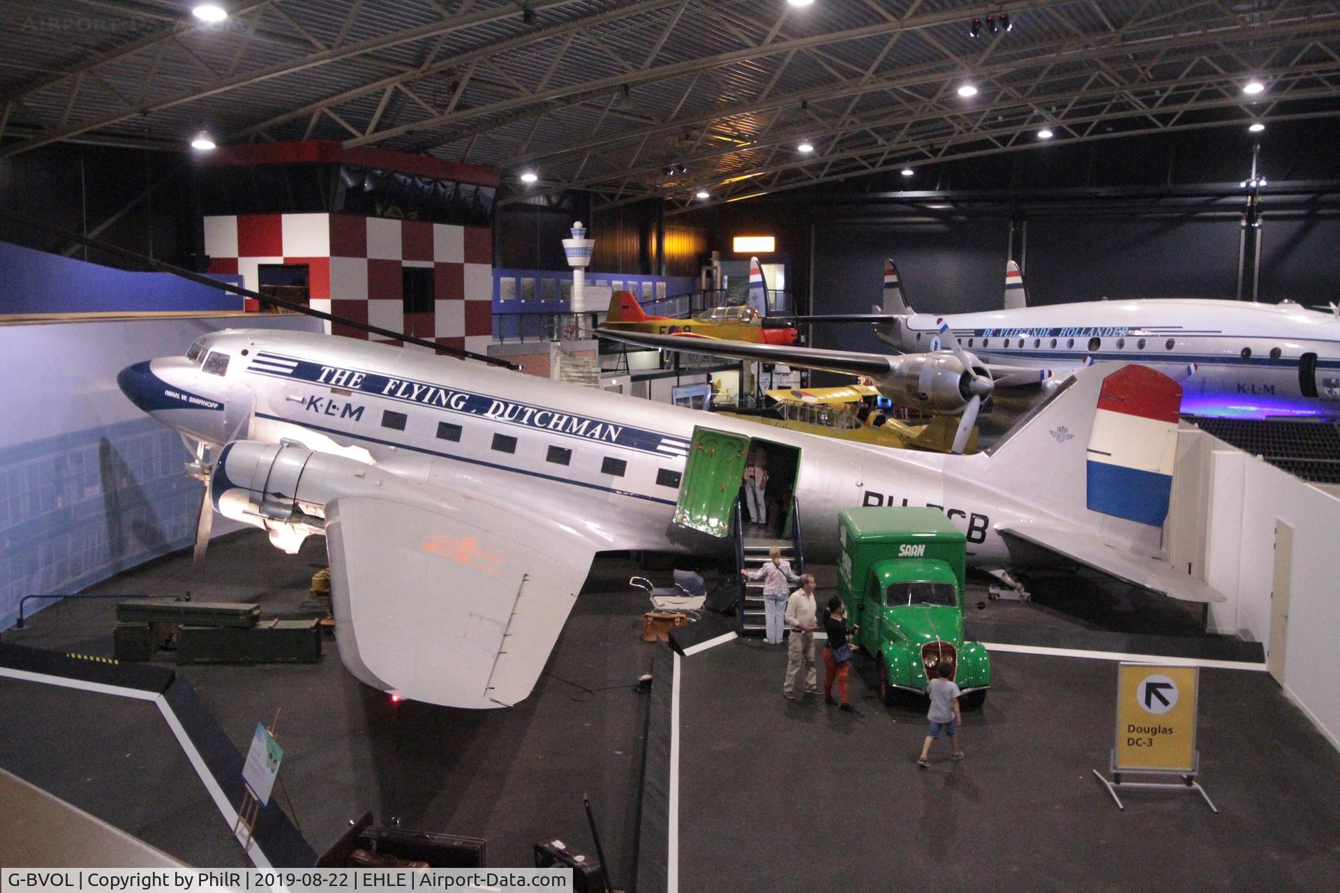 G-BVOL, 1942 Douglas C-47A Skytrain C/N 9836, 'PH-TCB' (FD938, G-BVOL) 1942 Douglas DC-3 Dakota III 'KLM' Aviodrome Lelystad
