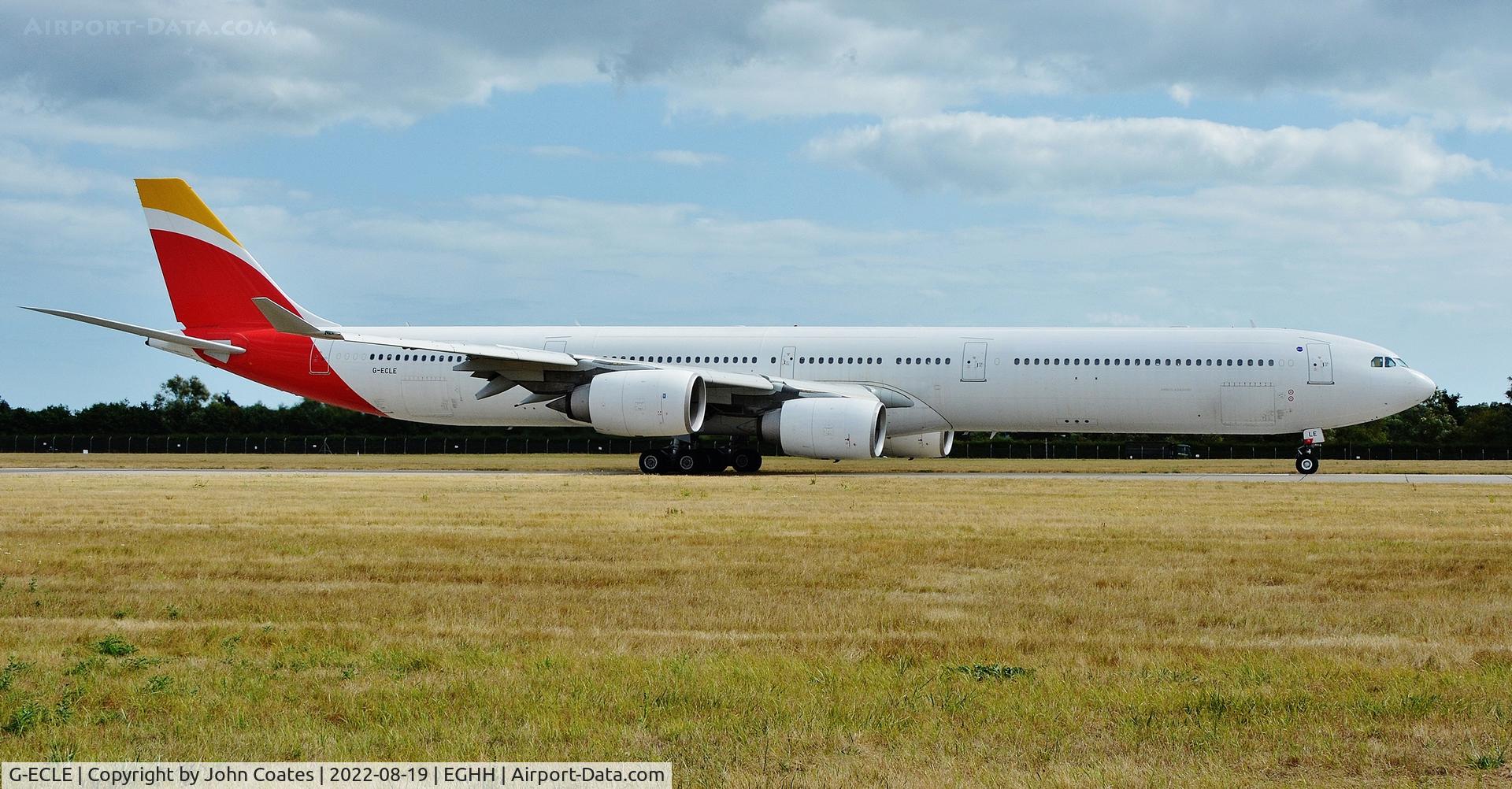 G-ECLE, 2004 Airbus A340-642 C/N 604, Arriving from Castellon storage