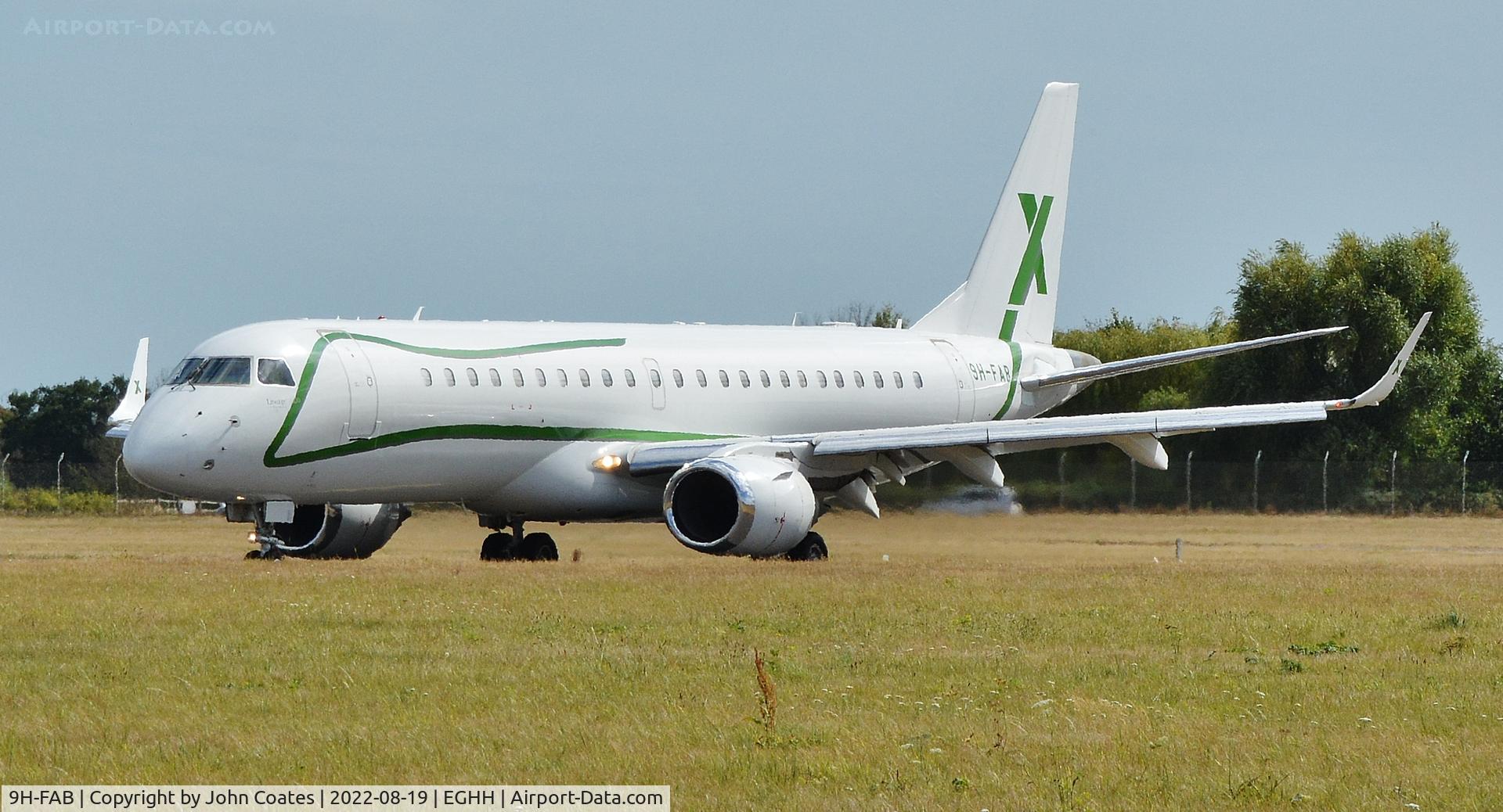 9H-FAB, 2014 Embraer ERJ-190-100ECJ Lineage 1000 C/N 19000534, Arriving on 26
