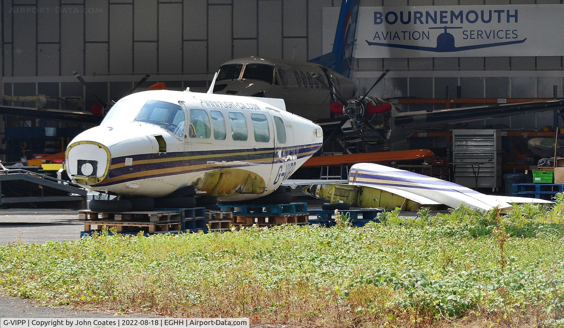 G-VIPP, 1979 Piper PA-31-350 Navajo Chieftain Chieftain C/N 31-7952244, Looking sad at BAS