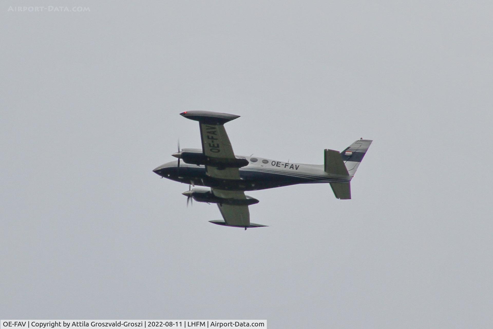 OE-FAV, Cessna 340A C/N 340A0707, LHFM - Meidl Airport, Fertöszentmiklós, Hungary