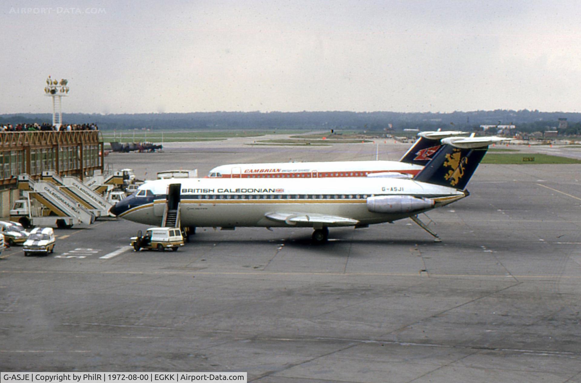 G-ASJE, 1964 BAC 111-201AC One-Eleven C/N BAC.009, BCAL 1964 BAC-1-11-200 G-ASJE LGW