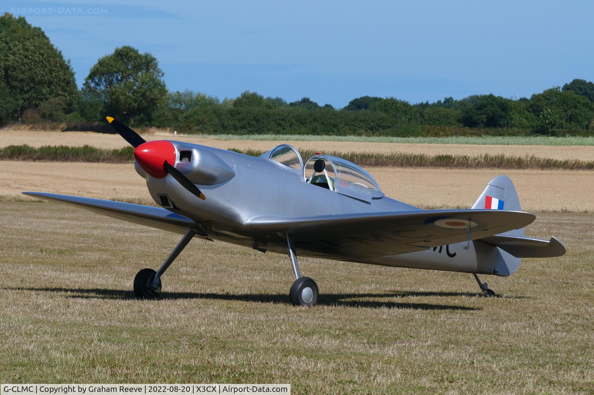 G-CLMC, 2020 Isaacs Spitfire C/N LAA 027-15453, Parked at Northrepps.