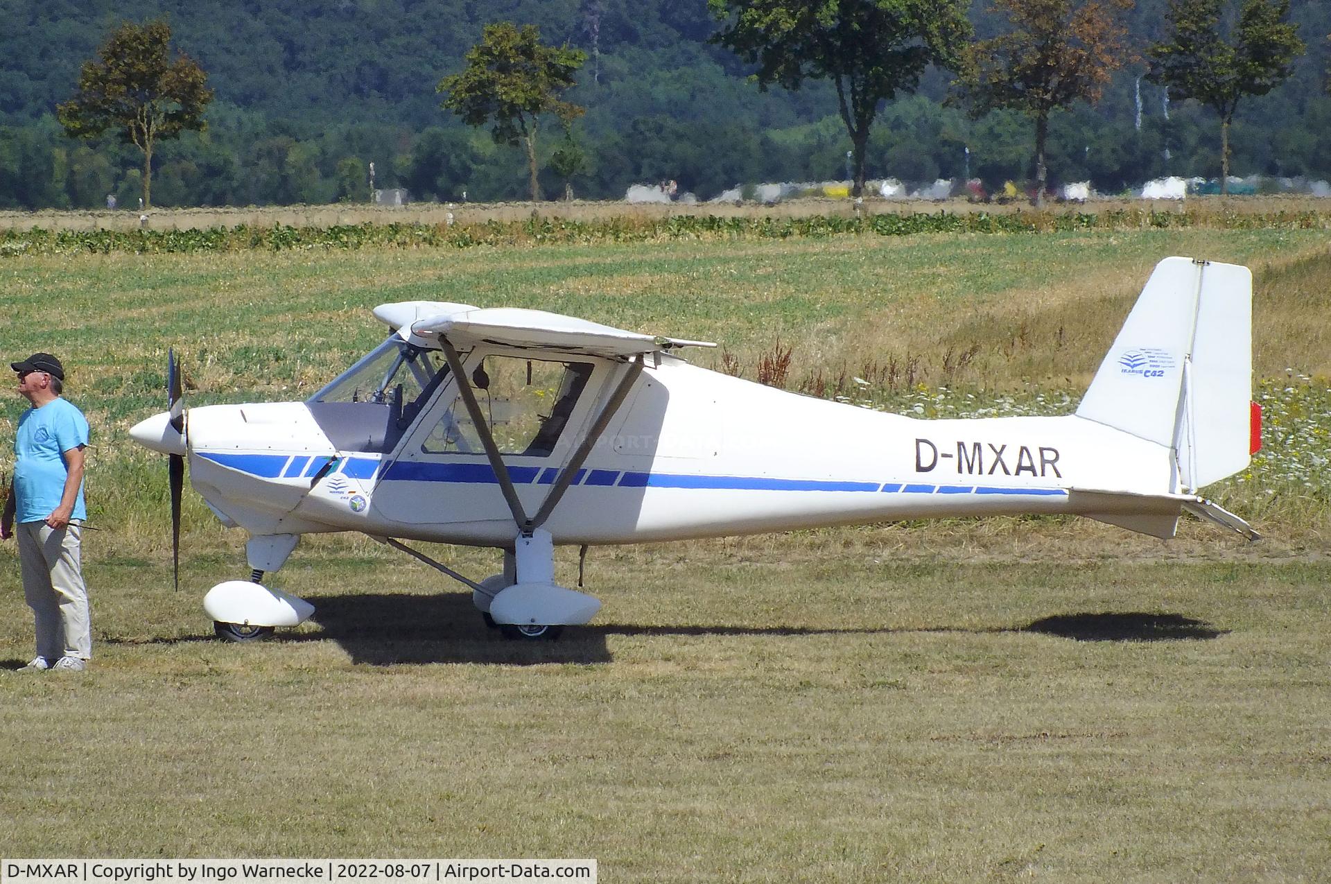 D-MXAR, Comco  Ikarus C42 C/N 0103-6308, Comco Ikarus C42 at the 2022 Flugplatz-Wiesenfest airfield display at Weilerswist-Müggenhausen ultralight airfield