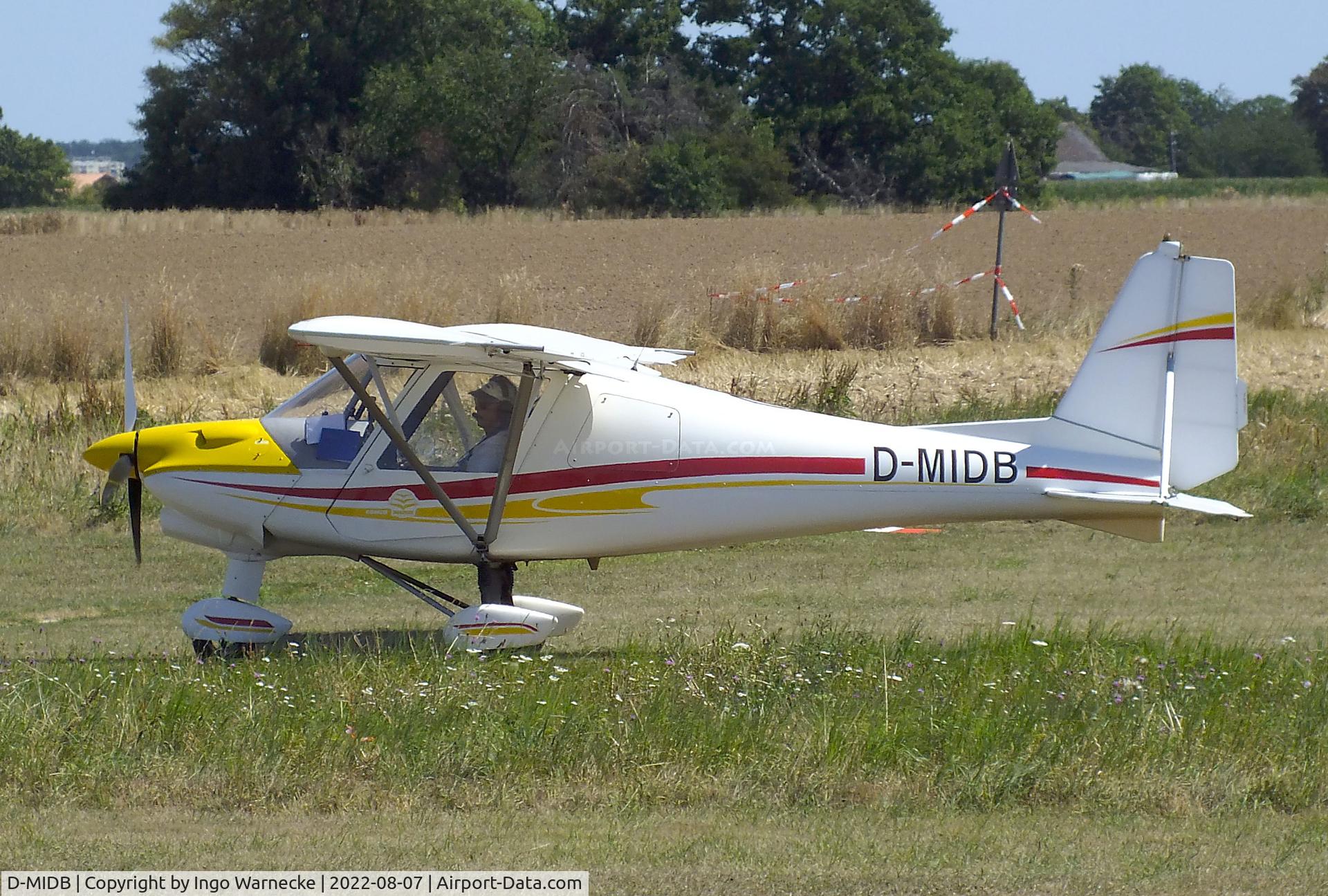 D-MIDB, 2008 Comco Ikarus C42B C/N 0804-6955, Comco Ikarus C42B at the 2022 Flugplatz-Wiesenfest airfield display at Weilerswist-Müggenhausen ultralight airfield