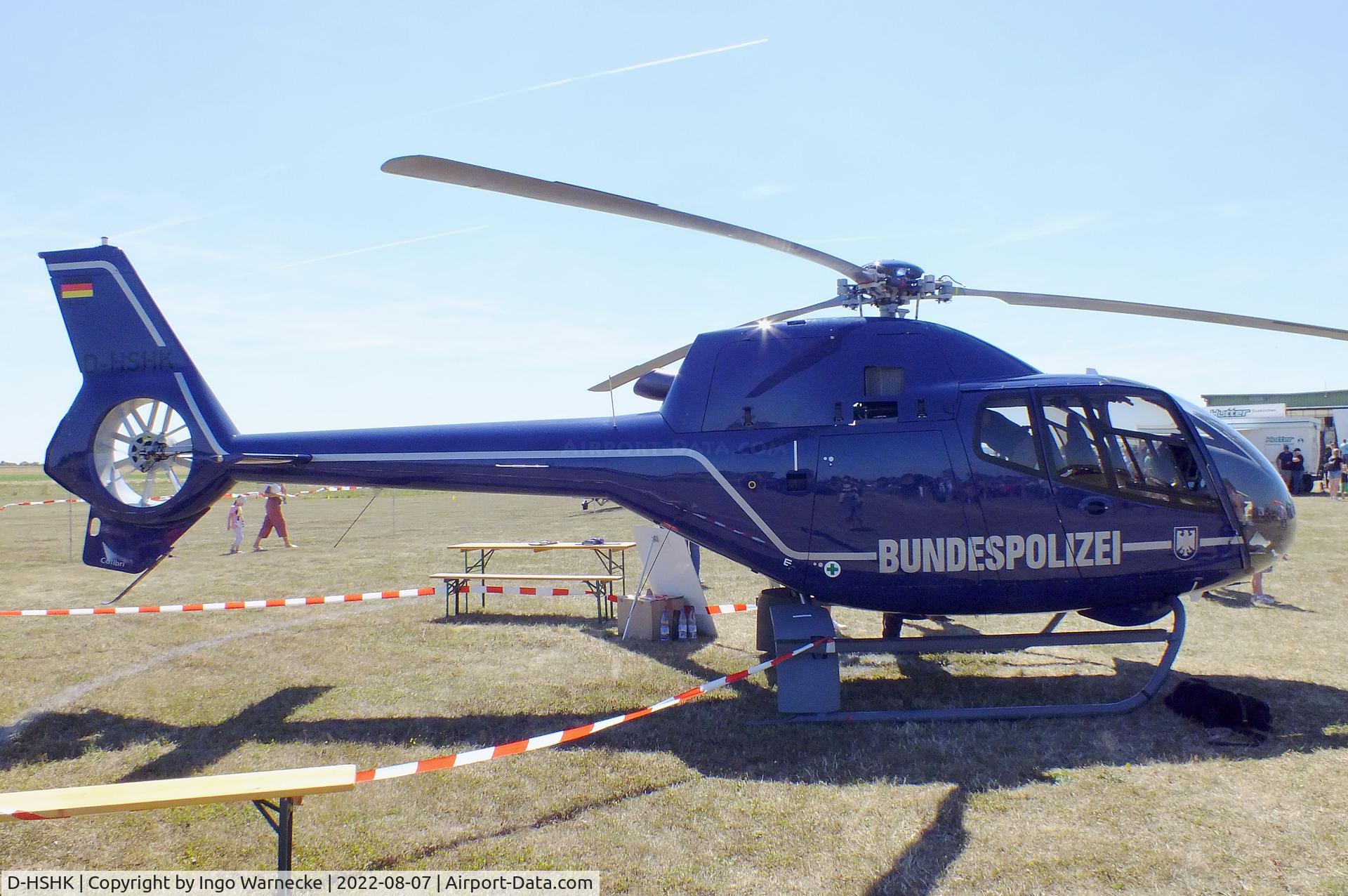 D-HSHK, 2010 Eurocopter EC-120B Colibri C/N 1653, Eurocopter EC120B Colibri of the Bundespolizei (german federal police) at the 2022 Flugplatz-Wiesenfest airfield display at Weilerswist-Müggenhausen ultralight airfield