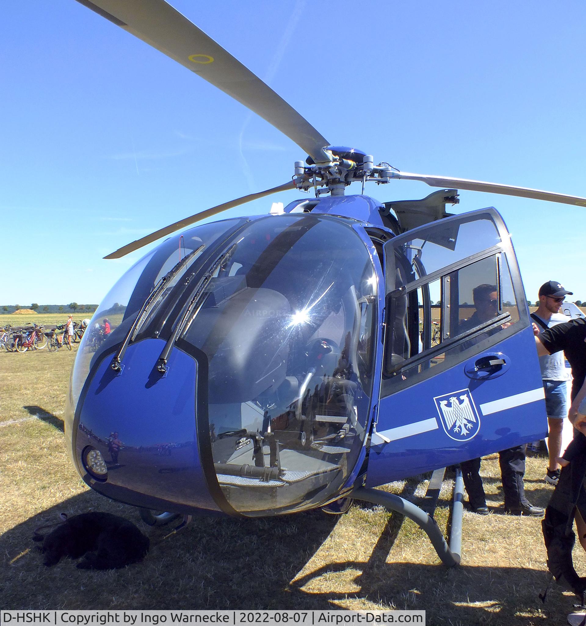D-HSHK, 2010 Eurocopter EC-120B Colibri C/N 1653, Eurocopter EC120B Colibri of the Bundespolizei (german federal police) at the 2022 Flugplatz-Wiesenfest airfield display at Weilerswist-Müggenhausen ultralight airfield