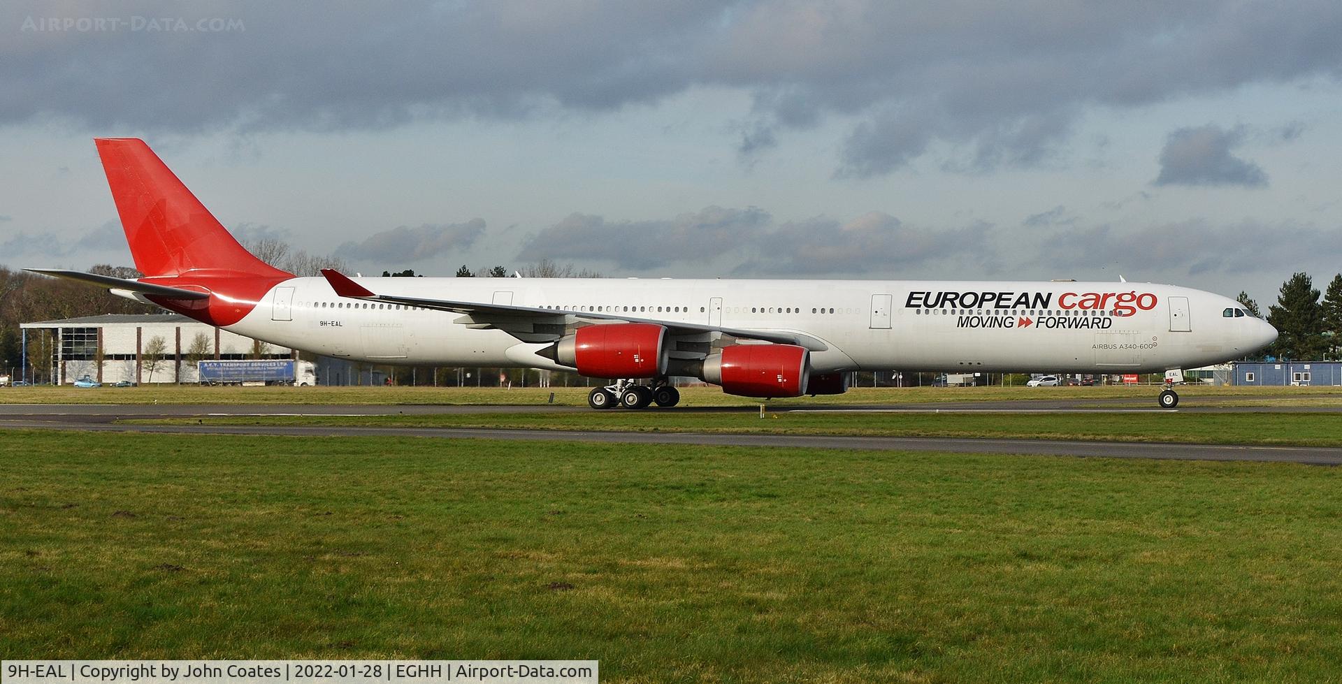 9H-EAL, 2005 Airbus A340-642 C/N 622, Backtracking on 26