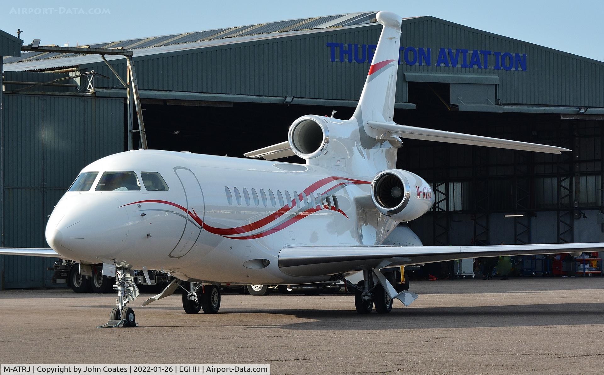 M-ATRJ, 2013 Dassault Falcon 7X C/N 199, At Thurston Avn.