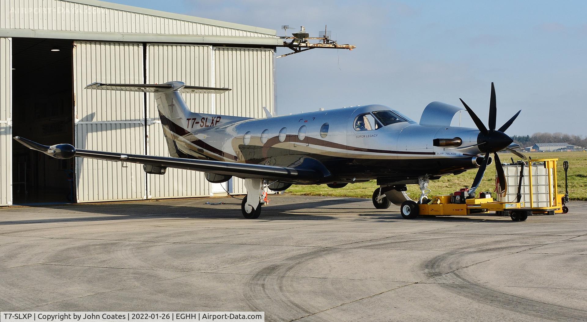 T7-SLXP, 2007 Pilatus PC-12/47 C/N 864, Parked at BAS