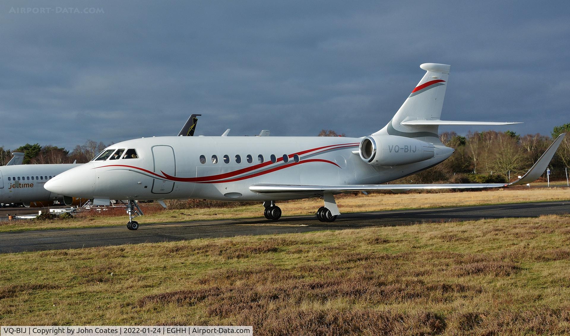 VQ-BIJ, 2010 Dassault Falcon 2000LX C/N 214, At Thurston Avn.