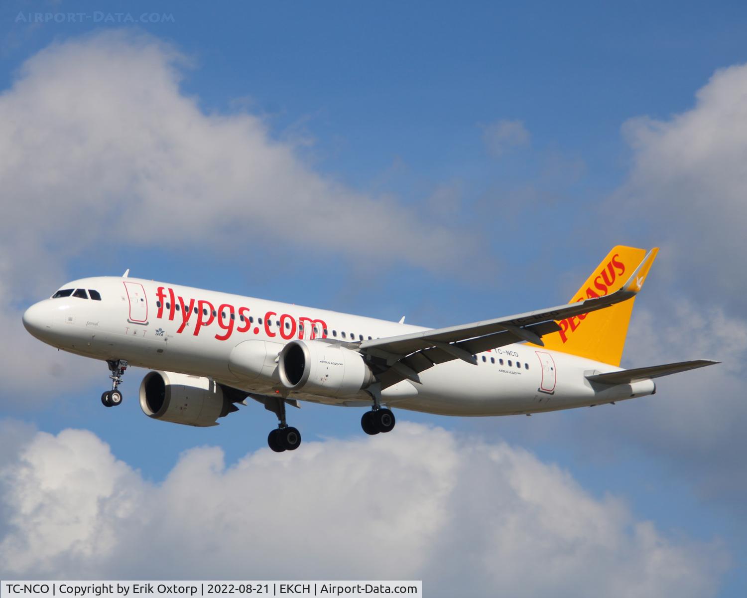 TC-NCO, 2020 Airbus A320-251N C/N 10096, TC-NCO landing rw 22L