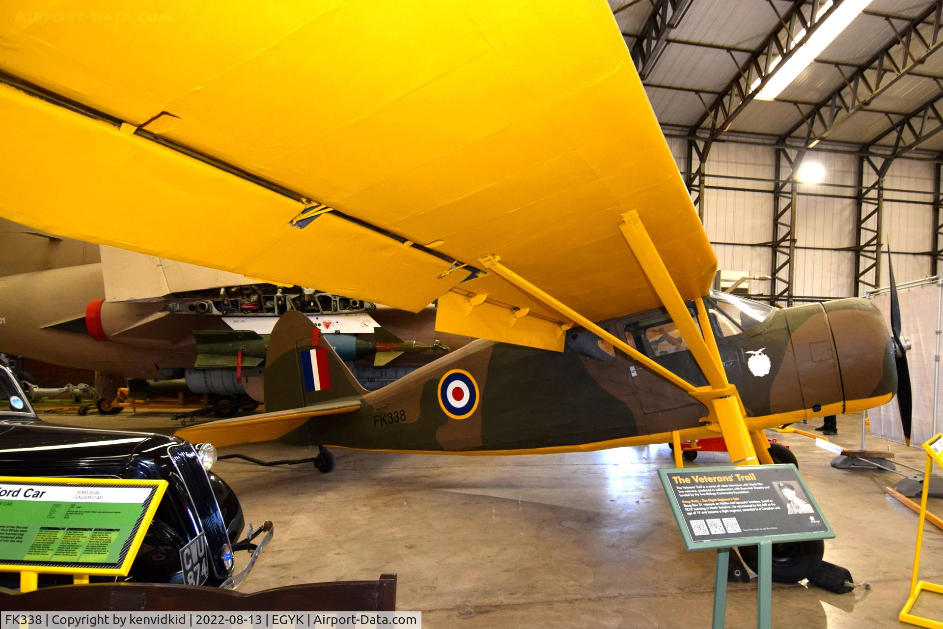 FK338, Fairchild UC-61 Argus I (24W-41A) C/N 347, At the Yorkshire Air Museum.