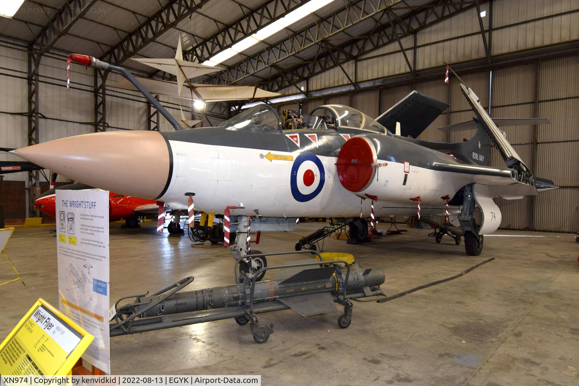 XN974, 1964 Hawker Siddeley Buccaneer S.2 C/N B3-01-63, At the Yorkshire Air Museum.
