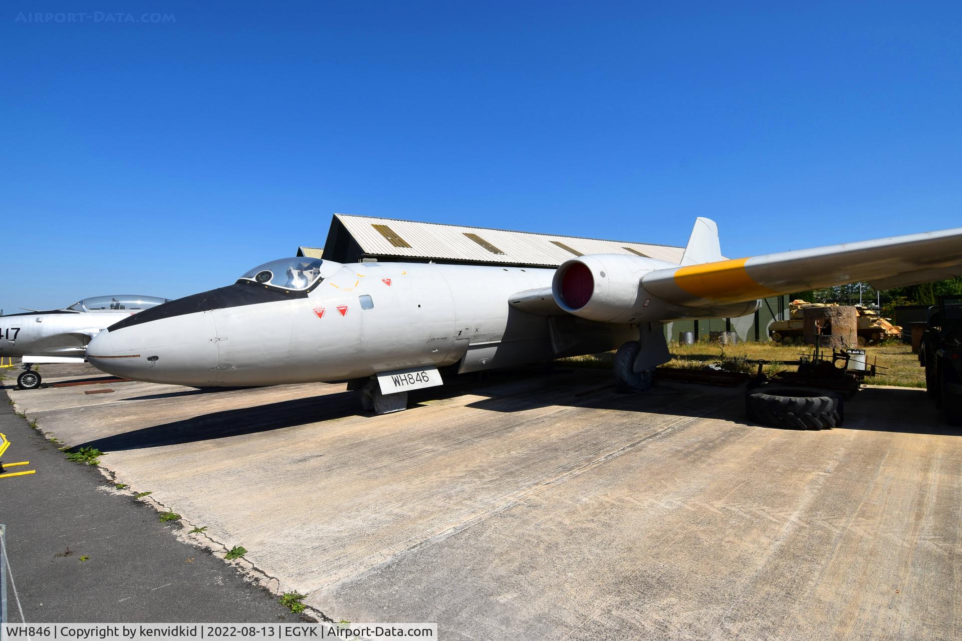 WH846, English Electric Canberra T.4 C/N EEP71290, At the Yorkshire Air Museum.