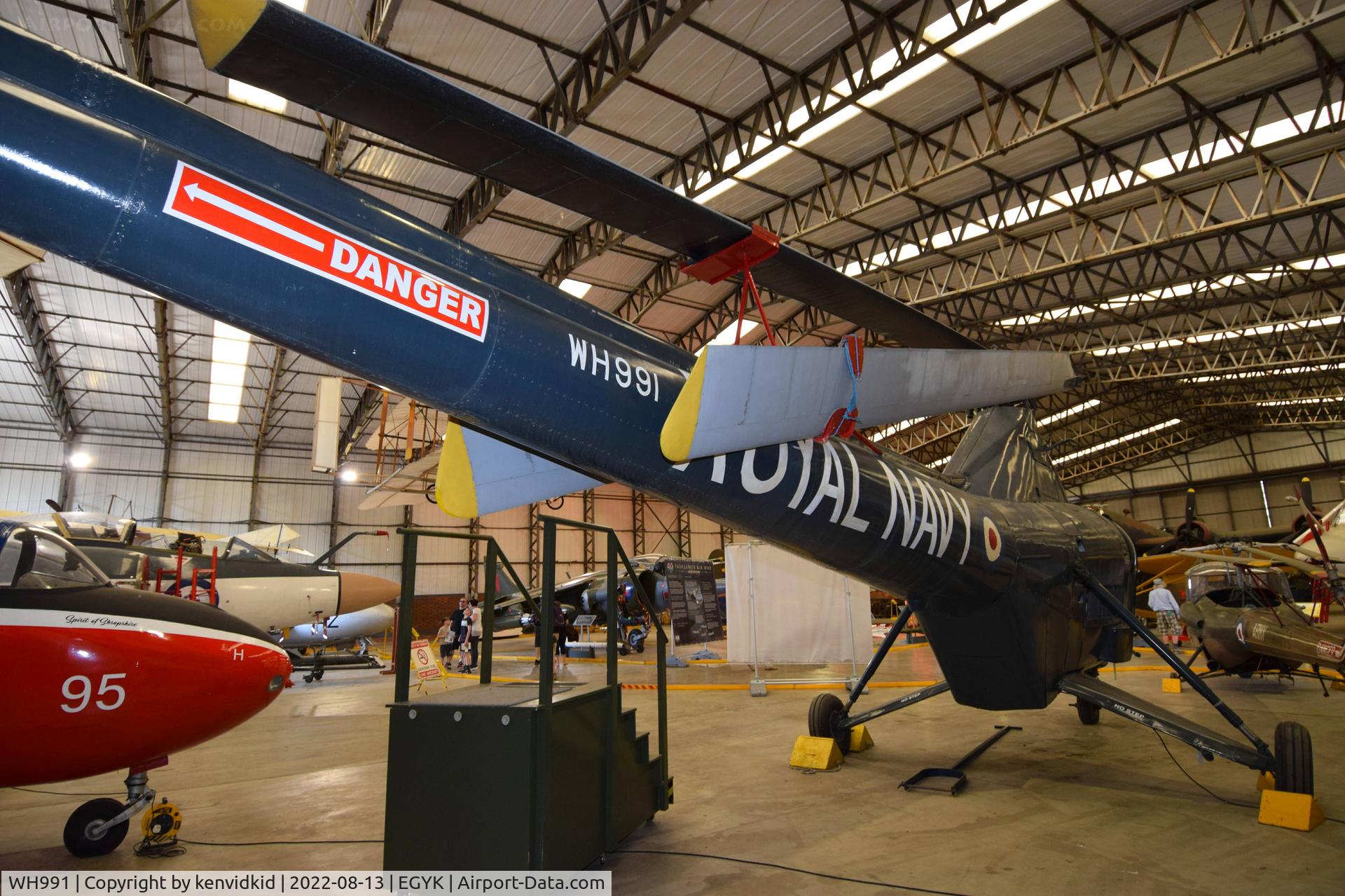 WH991, Westland Dragonfly HR.3 C/N WA/H/67, At the Yorkshire Air Museum.