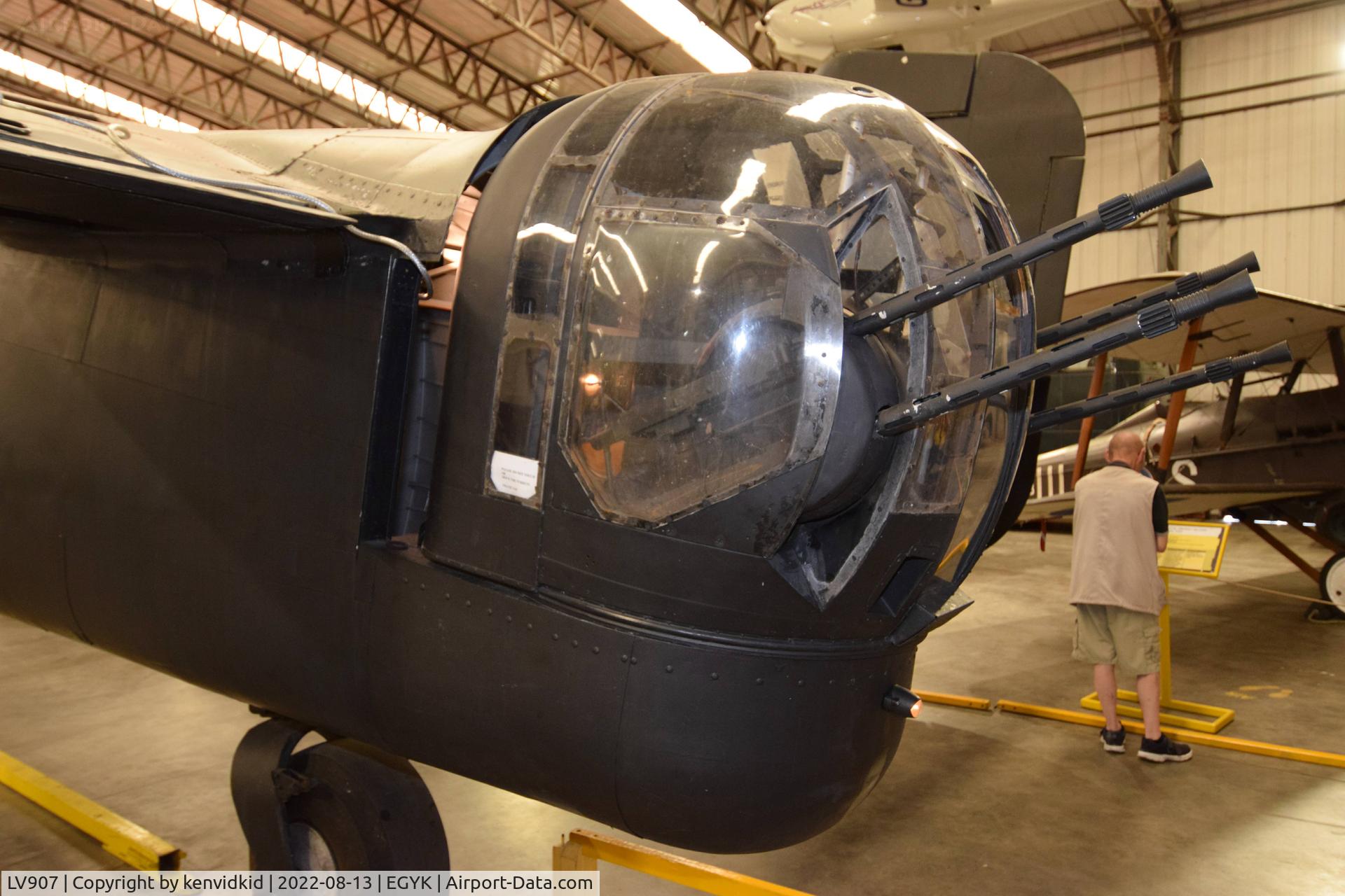 LV907, Handley Page HP-59 Halifax III C/N HR792, At the Yorkshire Air Museum.