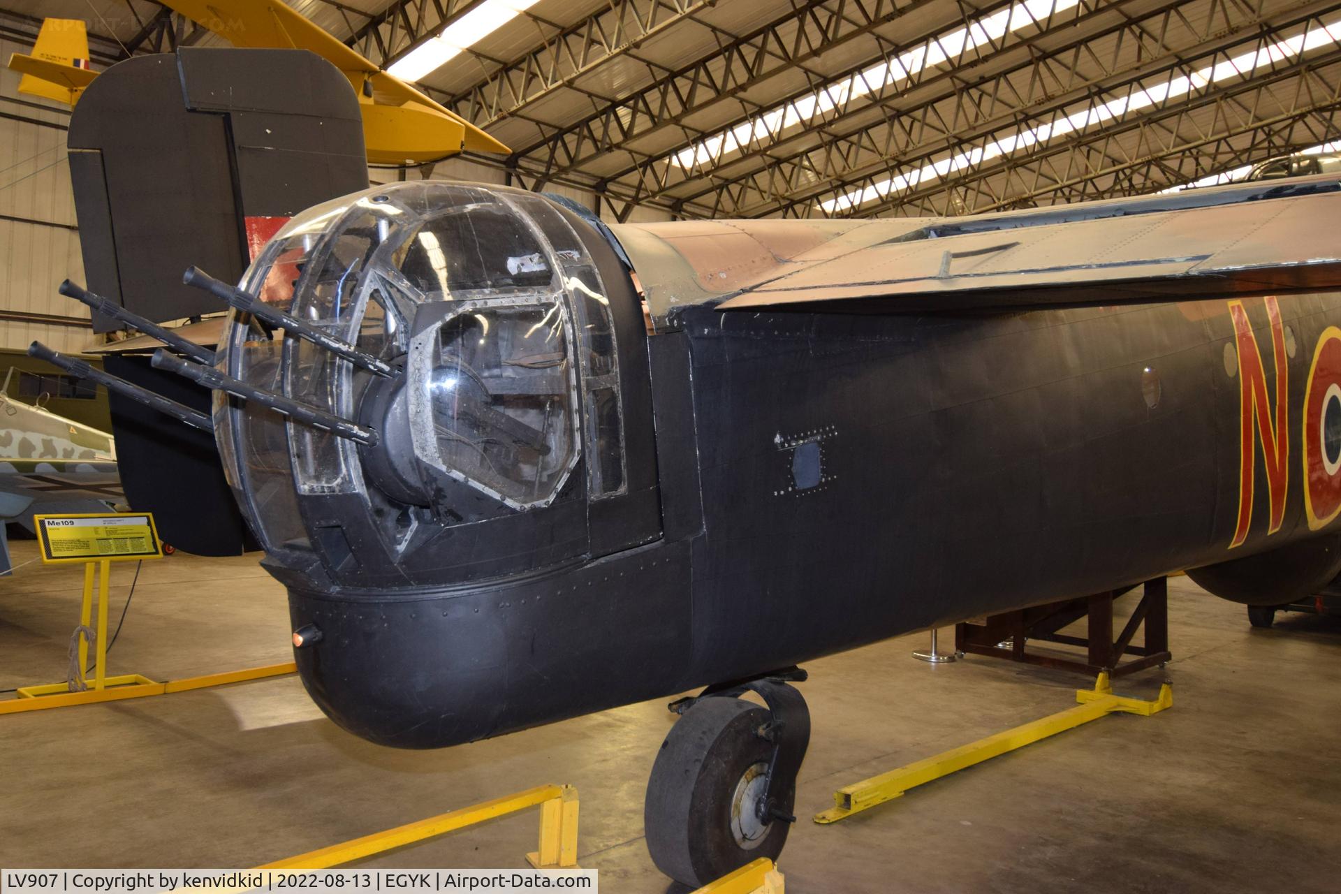 LV907, Handley Page HP-59 Halifax III C/N HR792, At the Yorkshire Air Museum.