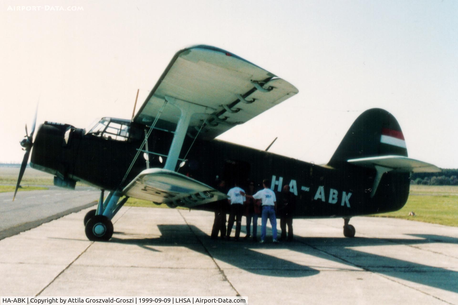 HA-ABK, PZL-Mielec An-2T C/N 1G235-37, LHSA - Szentkirályszabadja Airport, Hungary - 1999 Airshow