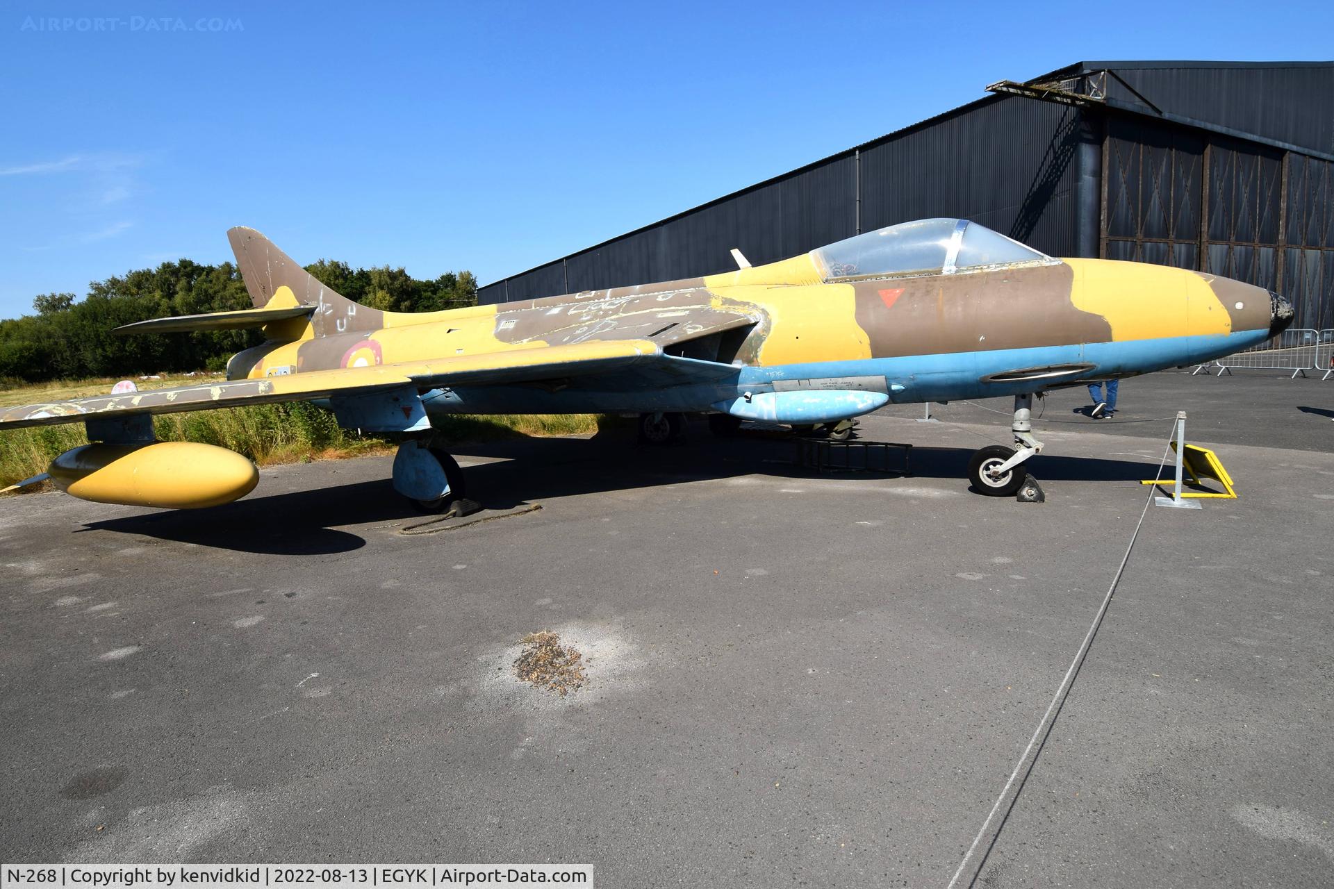 N-268, Hawker Hunter FGA.78 C/N 8947, At the Yorkshire Air Museum.