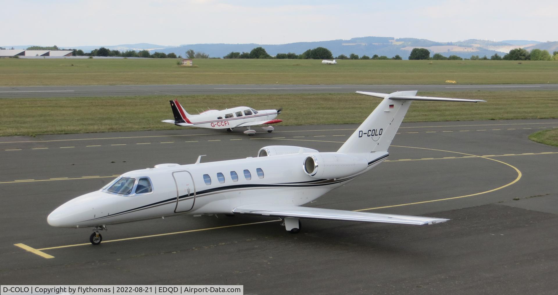 D-COLO, 2011 Cessna 525C CitationJet CJ4 C/N 525C-0044, D-COLO Bayreuth Airport