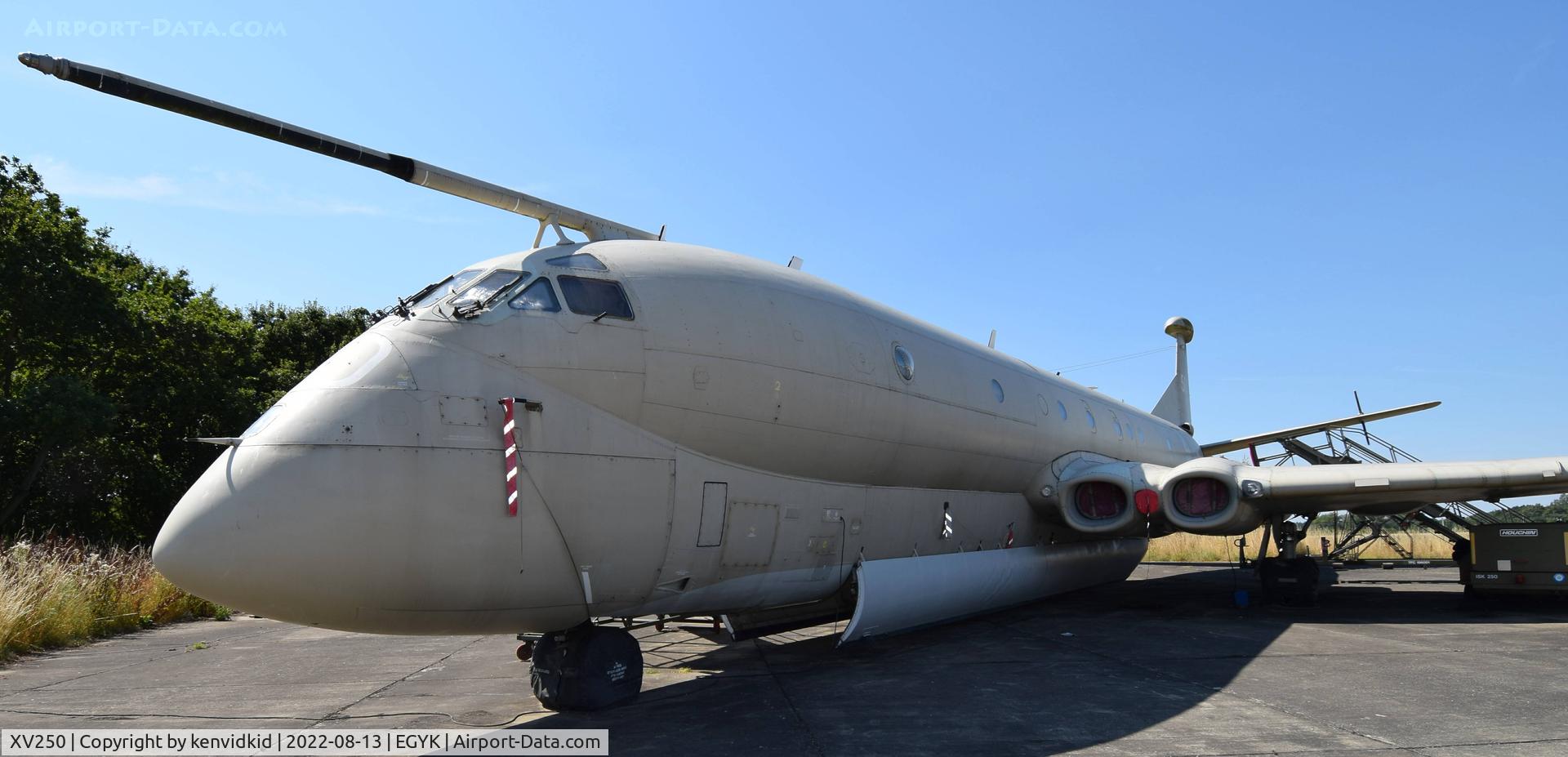 XV250, Hawker Siddeley Nimrod MR.2 C/N 8025, At the Yorkshire Air Museum.