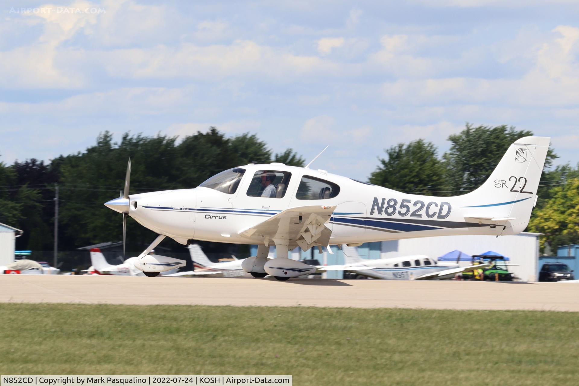 N852CD, 2002 Cirrus SR22 C/N 0219, Cirrus SR22